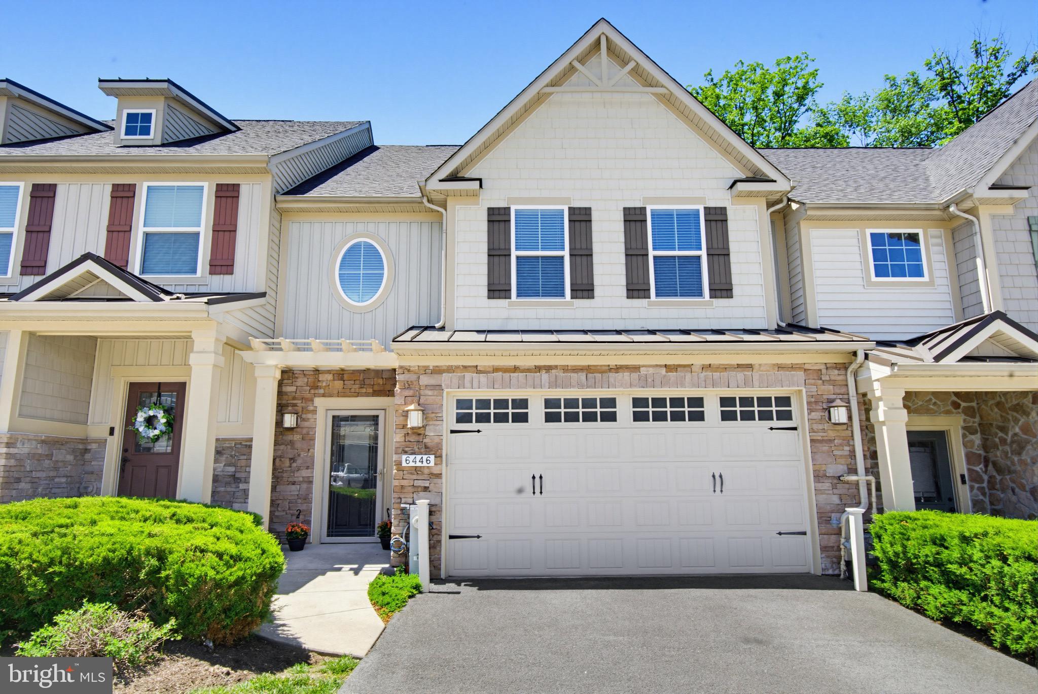 Welcome to your own private sanctuary in this rarely available three-level villa, beautifully nestled against peaceful wooded parkland in a highly sought-after 55+ community. Beautiful walk out homesite back to trees. This main level features luxury hardwood floors, vaulted celling in the living room, and a desirable open-concept layout. Enjoy a luxury primary suite on the main floor, along with a gourmet kitchen complete with granite countertops, stainless steel appliances. Also this one of a kind community back to Rockburn Park and offers a low maintenance style of living!.