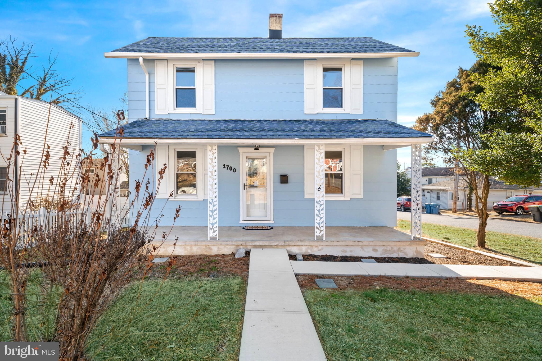 This home has it all! It is beautifully updated but it also retains much of the original charm. Freshly painted interior and exterior, original hardwood floors in dining and living room, tile floors in both baths, original baseboard molding and wood doors, stainless appliances, quartz countertops and lovely kitchen backsplash with new cabinets just to name a few of the updates. The home also has a walk out basement and detached garage all located on an oversized corner lot with a wonderful view of the Delaware River.  Conveniently located to downtown Wilmington., no city taxes, and Philadelphia. North Wilmington is host to many great restaurants and bars all within a short drive, some in walking distance. Established neighborhood located in Brandywine school district. Home is being sold as is, however seller is providing a 2 Year Home Warranty with acceptable offer.