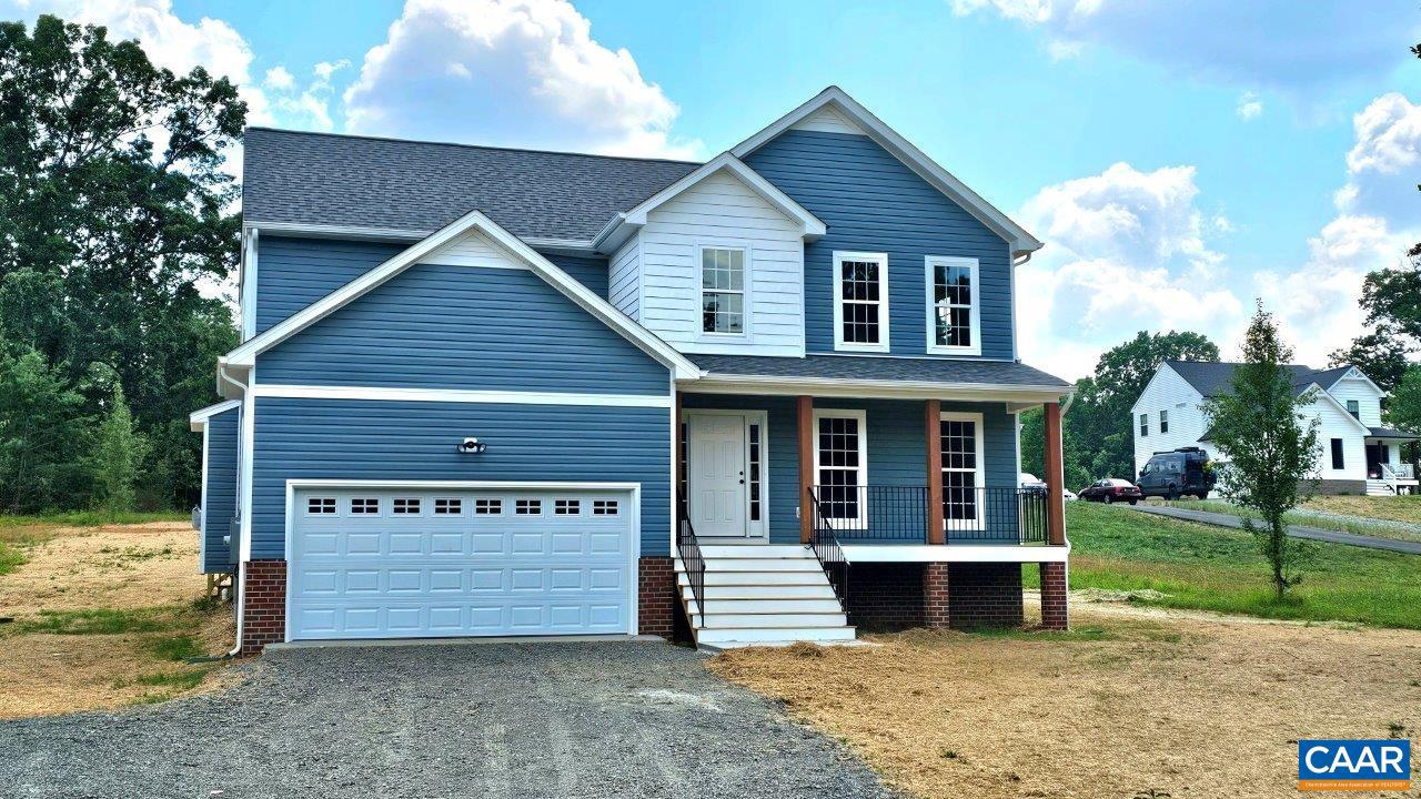 TO BE BUILT! The popular Wallace floor plan has been updated with a new layout on both levels! New open kitchen layout with 2x7 island and walk in pantry open to the great room with extra LED lights. Kitchen with granite, Tier 2 42" cabinets, stainless appliances, Dining Room and Foyer trim package, Laminate flooring on the entire 1st floor, Oak stairs, ceiling fan in the primary bedroom, 5' shower with glass door, double bowl vanity, upgraded interior doors, LED lights in all bedrooms, convenient 2nd floor laundry room and pull down attic stairs. Exterior upgrades include 10x18 rear deck, black windows with wide window trim on front elevation, 12" Board and Batten garage, under the porch and small bump out, upgraded stain grade front porch columns, vinyl porch railings. Photos are similar. Ask about saving up to $7,500 in seller paid closing costs. Spring completion!,Granite Counter,White Cabinets