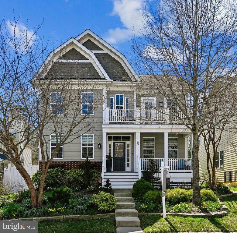 Living the Eastport lifestyle - This is what upscale, modern urban living is all about! It's an easy walk  to downtown shops, restaurants and marinas  from this centrally located 13 year old Craftsman style  home.   Light filled rooms include the  upper level bedrooms, one currently used as an office and one with a balcony.  The lower level offers a full bath and separate entry with flexible space that could accommodate relatives or visitors, a media or exercise room, or additional  office space. There is a two car garage off a rear alley that can accommodate 3-4 additional vehicles. Professionally designed, year round  gardens and outdoor living spaces are perfect for entertaining. Play with the kids and walk your pets in the common green space (maintained by the Boucher Place HOA) behind the house.
Downsizing there is ample storage!  Moving up? The flexible floorplan will perfectly accommodate your changing lifestyle. Come see for yourself.