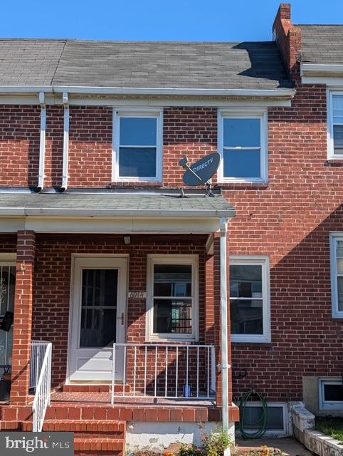 Welcome to the charming brick front neighborhood of EASTWOOD!  This 2 bed, 1 full bath townhome offers 2 covered porches and many new updates!  (2026) NEW Luxury Vinyl Plank flooring throughout the main level, NEW Carpet installed on stairway and upper  level.  NEW carpet installed on lower level, and a fresh whole house paint.  In addition, (2023) Fully Renovated Bathroom, (2021) Fully Renovated Kitchen with granite countertops and appliances.  Entering the home,the family room/dining/kitchen area is open concept allowing ease of conversation.  The galley kitchen leads to the rear covered porch overlooking a fenced in yard, perfect for enjoying your morning coffee.  The main interior stairway leads to the primary bedroom and second bedroom, sharing a fully renovated bathroom with walk-in tiled shower, tiled floor, high toilet and grab bar.  The lower level has a second living area perfect for a home office or recreation space.  Separate laundry with washer/dryer and  new utility sink leads to a rear exit to the patio/yard.  Conveniently located off of Rt. 95, Eastwood provides easy access to shopping and dining.  Enjoy the neighborhood park and playground within close proximity.  This home is move in ready and won't last long, schedule your showing today.