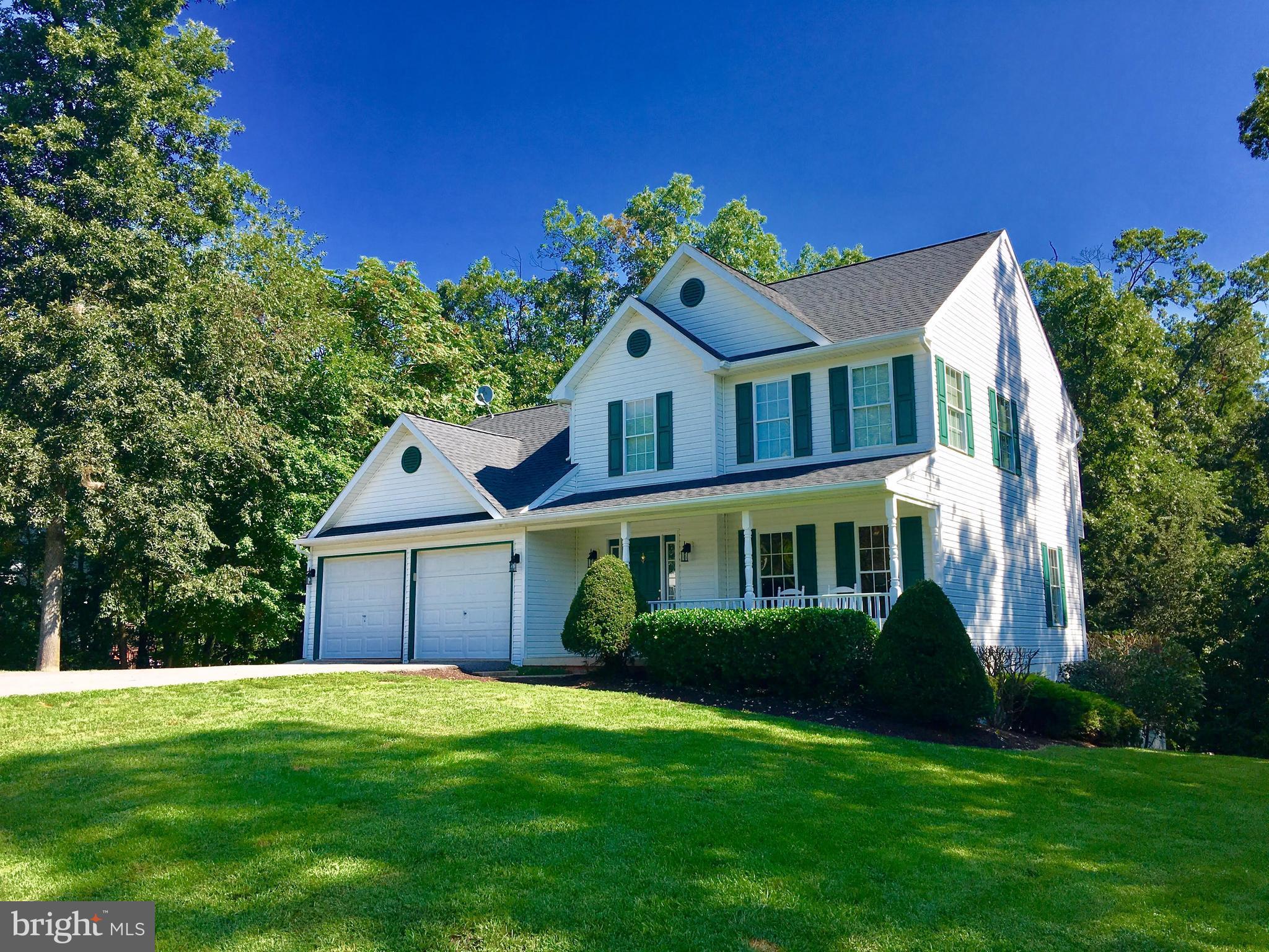 Immaculately Kept, Move-In Ready Colonial in Private Cul-De-Sac of Established Subdivision, Easy Commute to I-81 - Less Than 2 Miles! 3 Fully Finished Levels (Walk-Out Basement to Rear Yard), Multi-Tiered Rear Deck Adjoining NEW Above-Ground Pool (Private, Property Backs to Trees). NEW Flooring in Master Bathroom & ENTIRE Basement! Plenty of Living Space Inside & Out! *View Virtual Tour!*