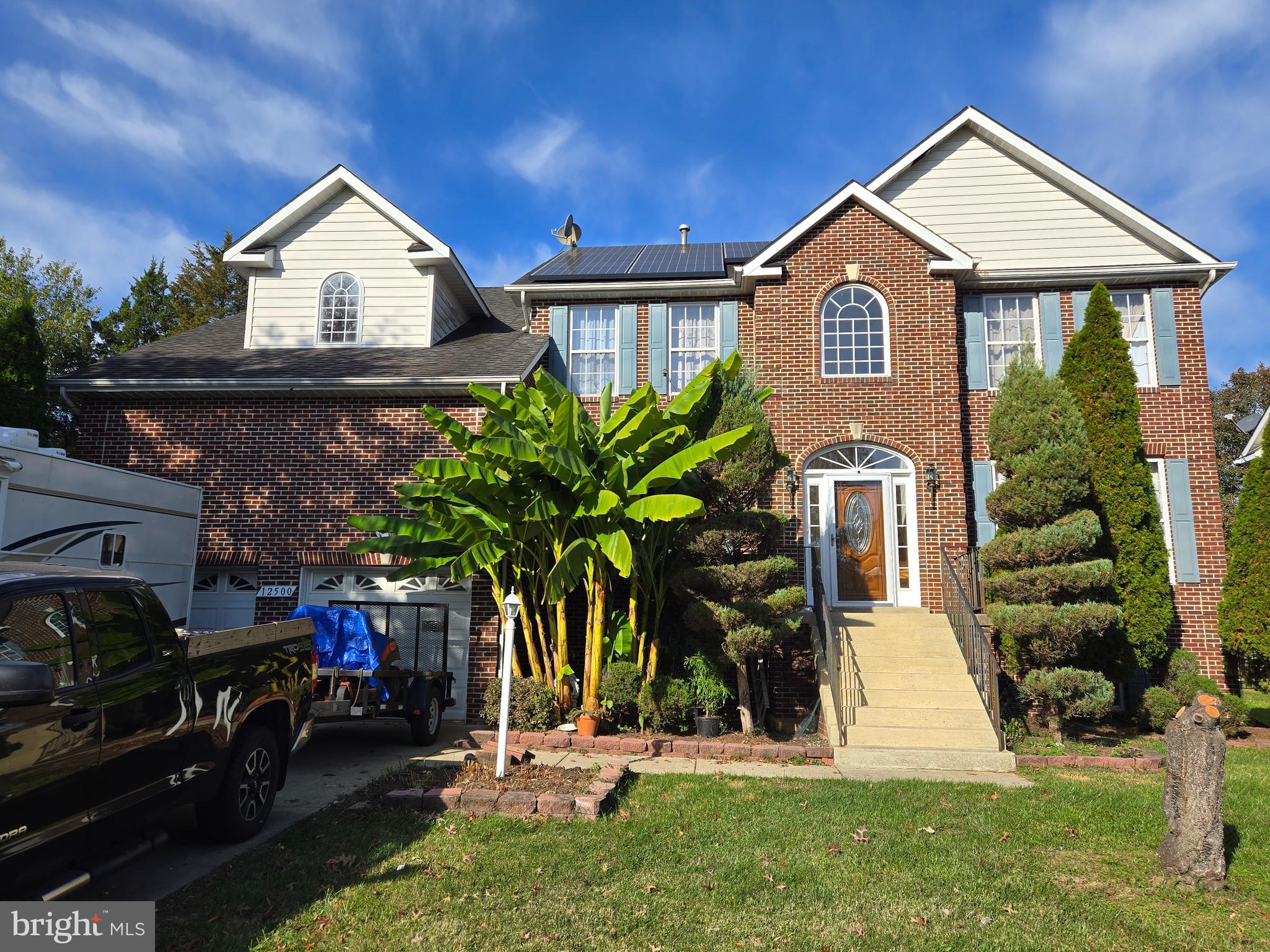 Welcome to this 6 Bedroom 3.5 Bathroom single family home located in a quiet Cul De Sac in Beltsville Md.  This home is very spacious and has a lot to offer.  The main floor offers an open family room with a beautiful sunroom with lots of natural light that leads into the kitchen, formal dining room and living room and office space.  Upstairs offers a large master bedroom with cathedral ceilings and a large walk-in closet.  Basement is fully finished with a walk out that leads you to an open backyard with space for activities.  The home is also equipped with solar panels to help with electric cost through out the year a large 2 car garage with 2 story ceilings.  Located near highways and shopping and restaurants.   Come see this home for yourself.