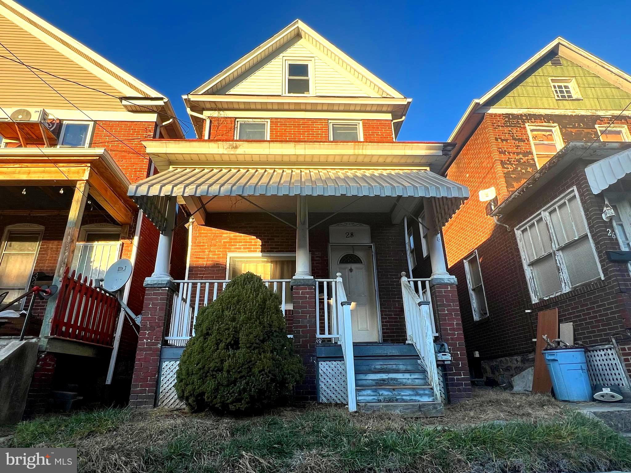 Price Reduction!!! 
Charming Brick Home with Endless Potential! This 3-bedroom, 1-bath brick home is ready for a new owner. This home needs a makeover to bring it's charm back to life. Inside, you’ll find original hardwood floors that add timeless character and warmth. In addition to a spacious kitchen with access to the back yard. Upstairs features three spacious bedrooms with one bedroom attached to a walk out back deck. The bathroom is centrally located to all bedrooms. The basement has interior/exterior access off of the kitchen. Step outside to enjoy two covered back decks, offering great space for relaxing, entertaining, or future outdoor upgrades. With solid construction and classic details, this home is a wonderful opportunity for buyers looking to personalize a space and build equity while restoring its original charm. This property is great for investors looking for a flip or rental. Seller to offer a $500 cleaning concession to the buyer at closing in lieu of pre-listing cleaning. SELLER IS VERY MOTIVATED.