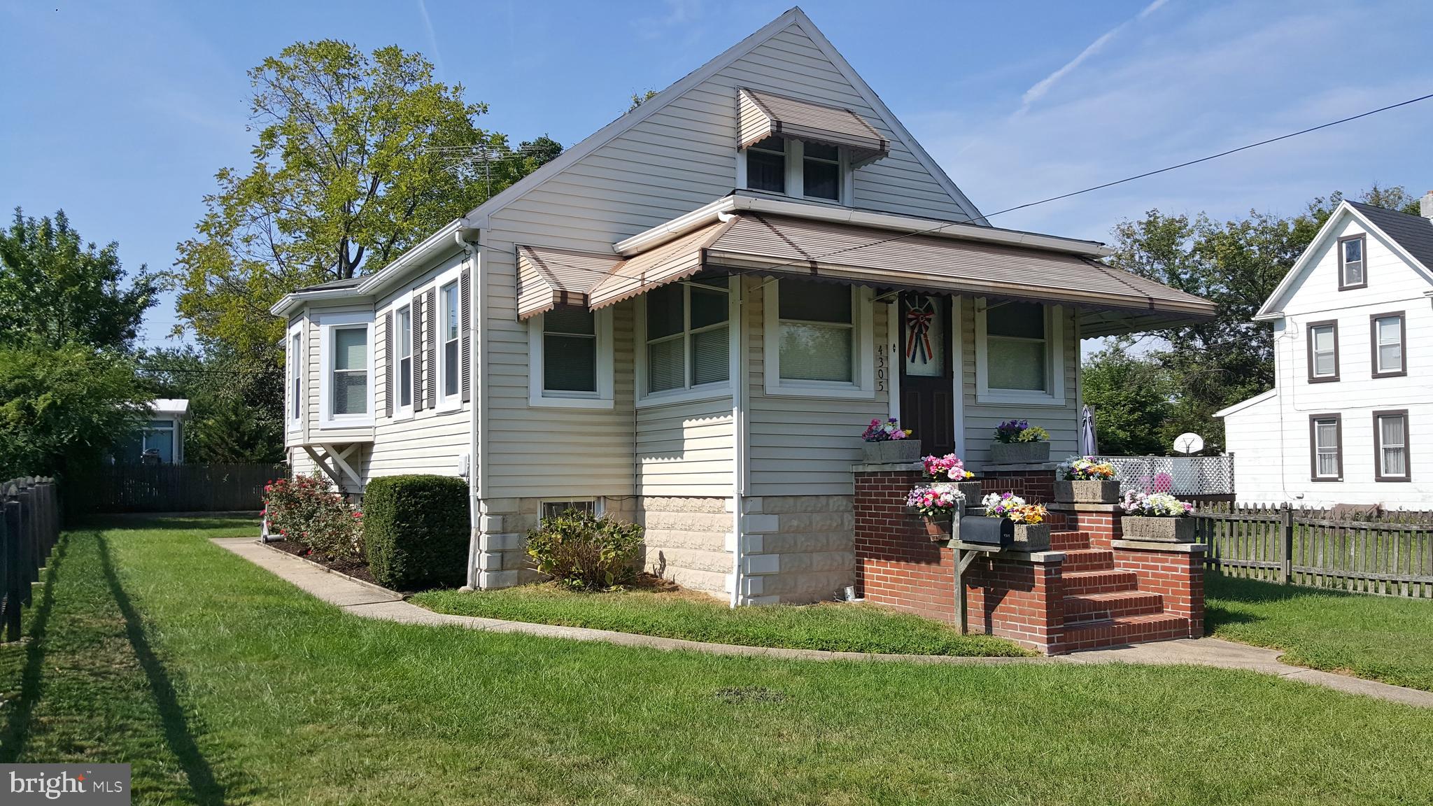 Estate sale in the heart of the Cedmont community. Well-maintained home with long-time owners could use some updating.  Hardwood floors under carpet. 2 bedrooms on the main level. Bedroom plus additional living space upstairs. Large basement with kitchenette. Separate laundry room. Fenced lawn. Optional parking in back. Make this your family home for the holidays!