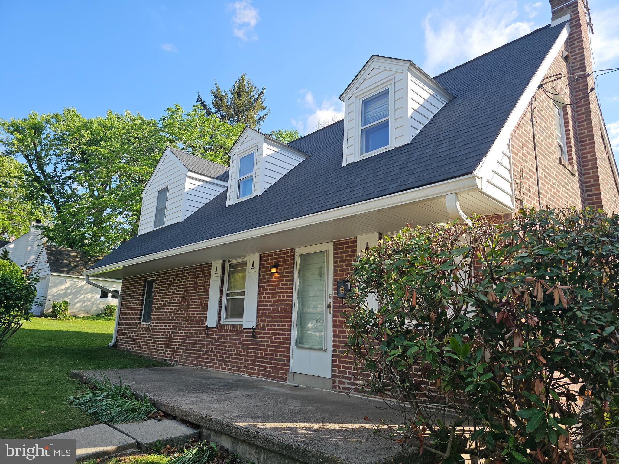 Fantastic opportunity to own a 3 bedroom, 2.5 bath single family home in a highly desirable Upper Providence neighborhood near Media Borough. Property is being sold "AS IS" - no municipal U&O will be obtained by seller. While there is much interior work to be done, there have been numerous recent substantial improvements to the property including: new roof, gutters and downspouts and a new heating and air conditioning system in 2023 and a newer oil tank and water heater. The basement is waterproofed and has a sump pump, and the washer and dryer in the basement laundry are newer. The home has a lovely covered front porch. The main floor includes a living room, dining room, eat in kitchen, and a family room with wood burning fireplace and a powder room. Upstairs are three comfortably sized bedrooms and two full baths. The partial basement is unfinished and contains the laundry, utilities, and storage. There is a wonderful yard outside, and a charming one car detached garage with power garage door lift. Seller would prefer to close very quickly. Offer deadline on Monday May 12th at noon.  Please put response deadline of Tuesday the 13th. Will upload interior photos soon.
