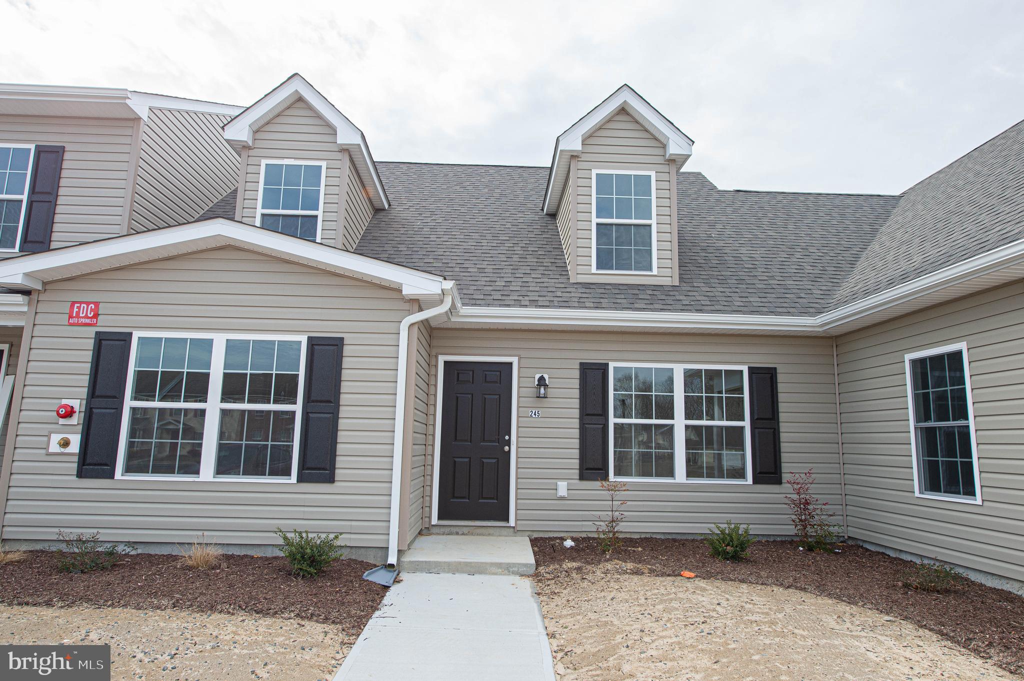 3BR/2.5BA, 1544, Cape Cod style townhome in Butlers Village. Nice floorplan with spacious great room, island kitchen w/stainless appliances, and roomy dining area. 1st-floor primary bedroom with double-closets, and full, en-suite bath. Upstairs, 2 additional bedrooms, and a 2nd full bath. Upgrades galore included in list price -- granite kitchen counters, stylish upgraded kitchen cabinets, LVP flooring through the living, dining, kitchen, and baths. Neutral, welcoming color palette to enhance with your decor, or a nice, light base to make it your own. Life in Worcester County is good - from the beaches to the bays & beyond! Conveniently located to all the eastern shore has to offer. Minutes to Historic Downtown Pocomoke - a darling town with rich history, arts scene, charming shops, & unique restaurants on the banks of the Pocomoke River. Sizes, taxes approximate. Plans, renderings, sizes, acreages are all for REFERENCE only. Owner is a licensed realtor. New photos coming; existing listing photos are from 2022.