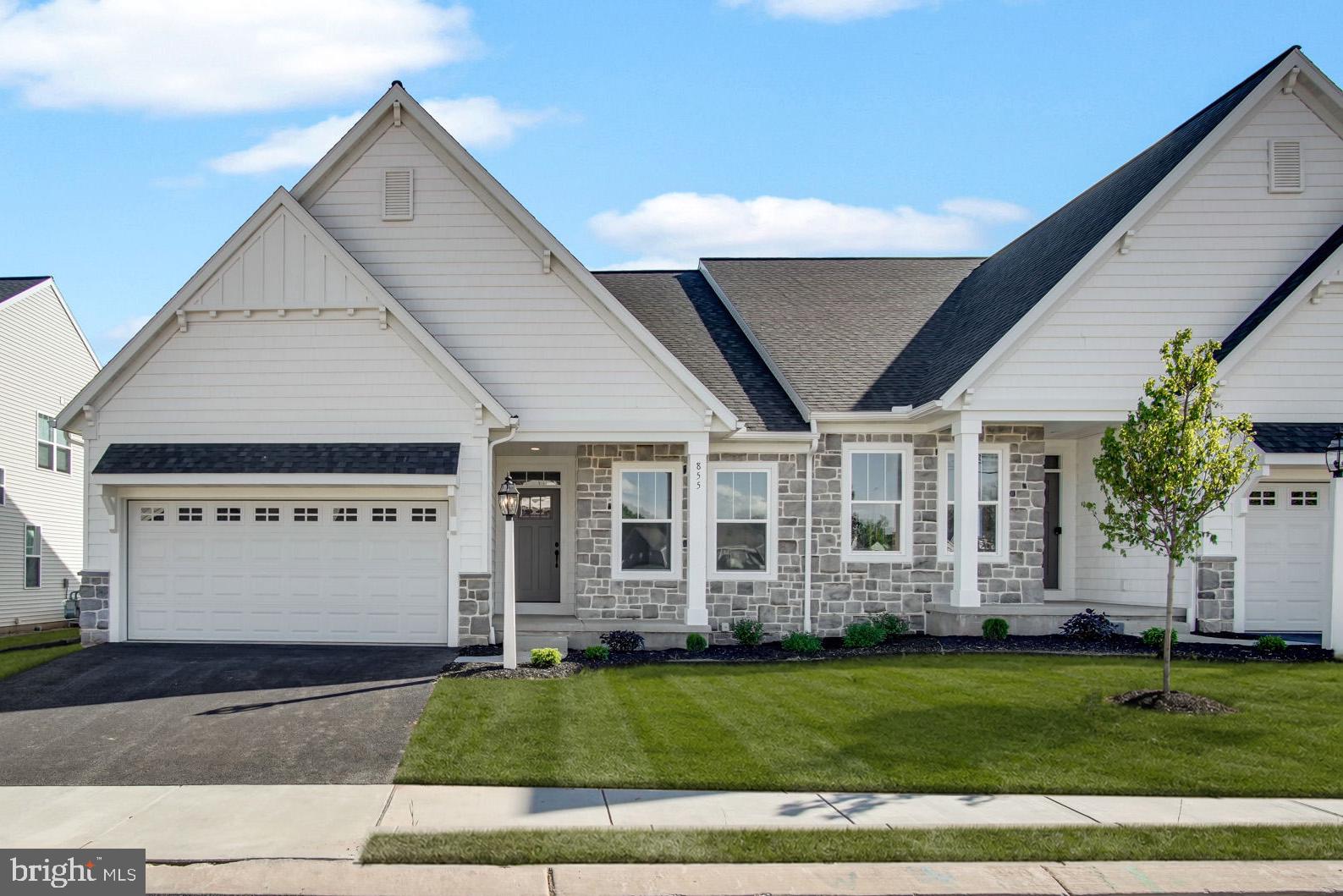 Welcome to 855 Shadowbrooke Drive!

The photos being shown are just temporary as this units model isn't ready just yet. This home will be ready for purchase  4/17/2026

This beautifully crafted, one-story Wynn model by Garman Builders offers 2 bedrooms and 2 full baths, providing 1,713 sq. ft. of stylish living space. Relax outdoors with the built-in covered patio, ideal for enjoying the fresh air in any season. Inside, the cozy interior fireplace adds warmth and character to the living area. With upgrades throughout and thoughtful design, this home is perfect for comfortable living. Situated in York County’s premier 55+ community, it's the perfect place to enjoy a serene and vibrant lifestyle. Come see how this home can be your ideal new retreat!
