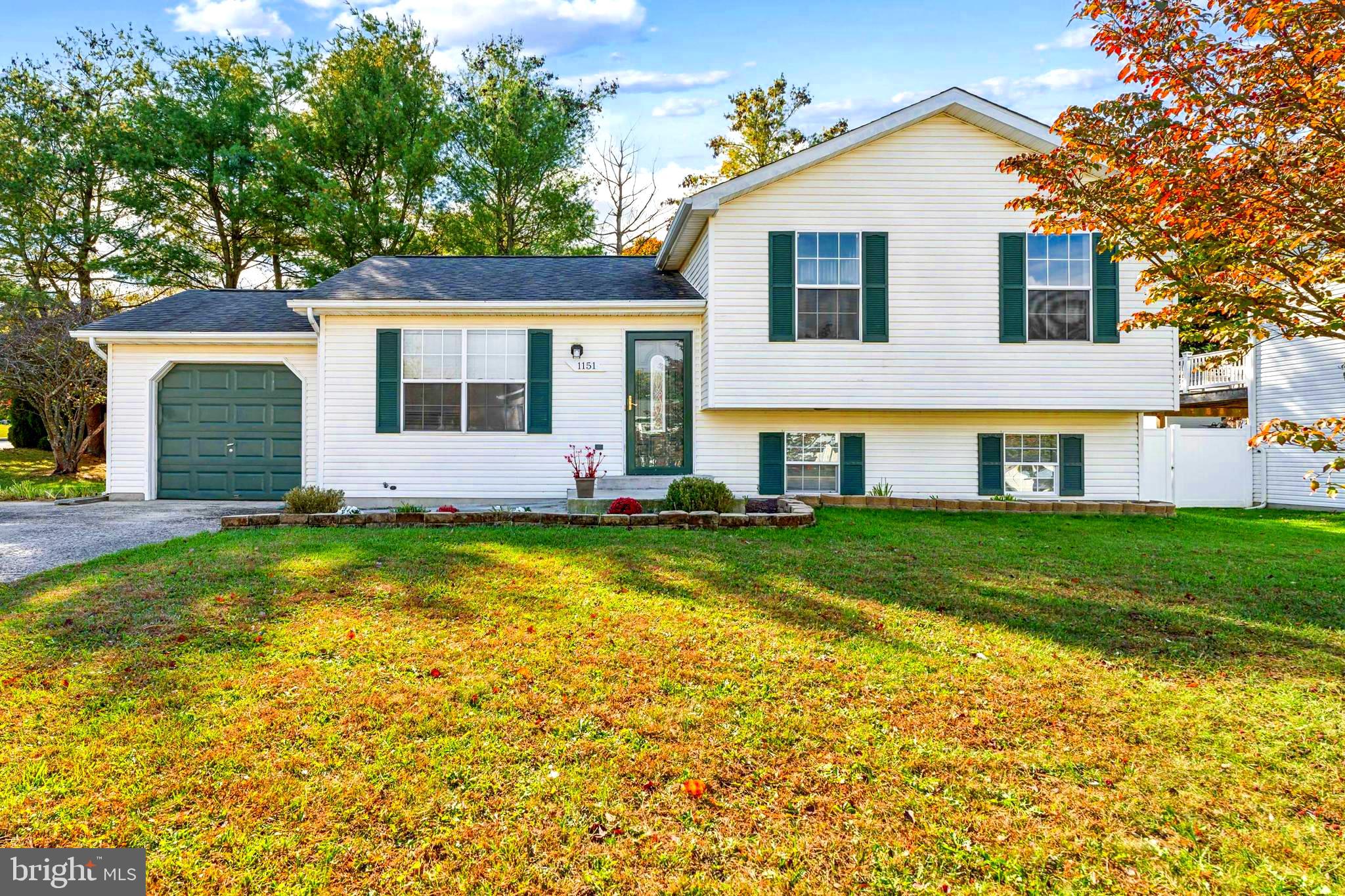 Discover this charming 4 Bedroom 2 bath split level home nestled in the desirable neighborhood of Shiloh Run in Hampstead.  Owner has recently replaced flooring on Main and lower levels, has had  deck and house painted  so it's ready for new owners to move right in.  The 4th Bedroom is small and located on lower level off of Family Room.  The home is perfectly situated on a dead - end street on a spacious corner lot with a beautiful view .   This home offer both privacy and community charm.  The inviting interior features a versatile four-level layout, providing ample space for relaxation, entertaining and everyday living.  A sliding door from the dining room opens onto an expansive deck, ideal for outdoor gatherings or peaceful mornings in the fresh air.   Step down from the deck to a large backyard-complete with a handy shed for all your storage needs.  Hampstead is known for its friendly atmosphere, scenic surrounds and convenient location.  This home is perfect for commuters, as Hampstead offers easy access to major routes, while sidewalks throughout the neighborhood provide safe and enjoyable walks.  The low HOA fees add to the appeal, making this property an excellent value.