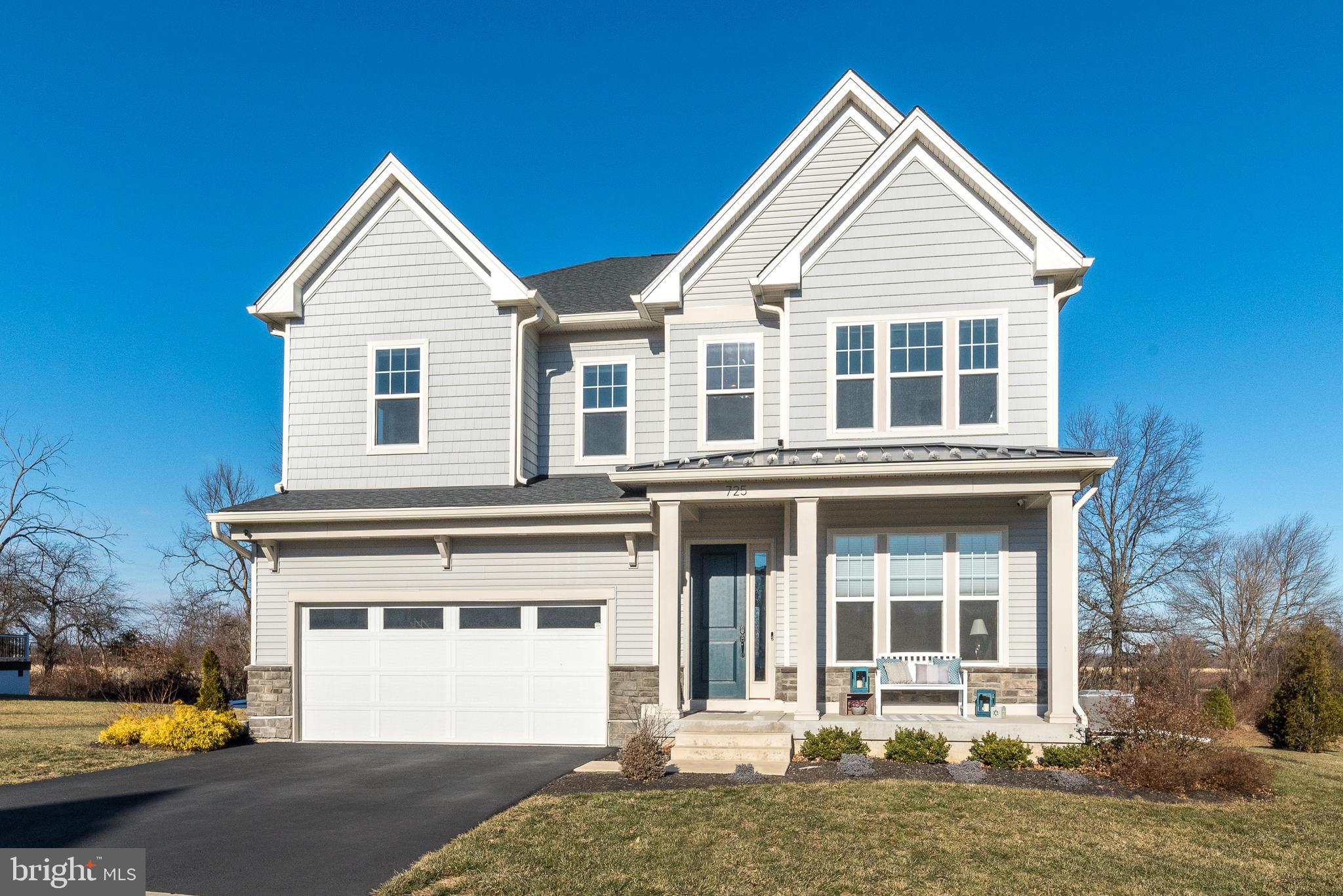 This stunning home truly has it all - and a QUICK SETTLEMENT is possible! Better than new and just 3 years young, this exceptional 5-bedroom, 4-bath home is loaded with thousands of dollars in upgrades. Highlights include soaring 10-foot ceilings on the main level, 8-foot doors throughout, luxury vinyl plank flooring, upgraded gourmet cabinetry and lighting, central vacuum, and extra ceiling height in the basement - just to name a few.

Step into the warm, inviting entry and immediately feel at home. The open floor plan, sun-filled rooms, gleaming floors, and impressive ceiling heights create a bright and welcoming atmosphere throughout. The main level offers a private study/den, a spacious great room with a gas fireplace and sliders leading to a huge maintenance-free deck and backyard backing to a peaceful treeline - perfect for relaxing or entertaining. The chef’s kitchen features an oversized island, upgraded appliances, a 6-burner gas cooktop, wall oven, and a custom pantry designed to neatly store all your small appliances. Completing the main level are a bedroom with full bath, a convenient mudroom, and access to the 2-car garage.

Upstairs, you’ll find a versatile open loft - ideal for a second office, family room, or play space. A private hallway leads to the luxurious primary suite, complete with an adjoining bath featuring a walk-in shower, double vanities and a custom walk-in closet. Three additional generously sized bedrooms and two full baths - one a Jack-and-Jill - complete the second floor.

The full basement offers extra ceiling height and a rough-in for a full bath, providing endless possibilities for future living space customized to your needs.

All of this is located in the award-winning Central Bucks School District and just minutes from major routes and vibrant downtown Doylestown, with its fantastic dining and shopping. Don’t miss this incredible opportunity - schedule your visit today and make this exceptional home your own!