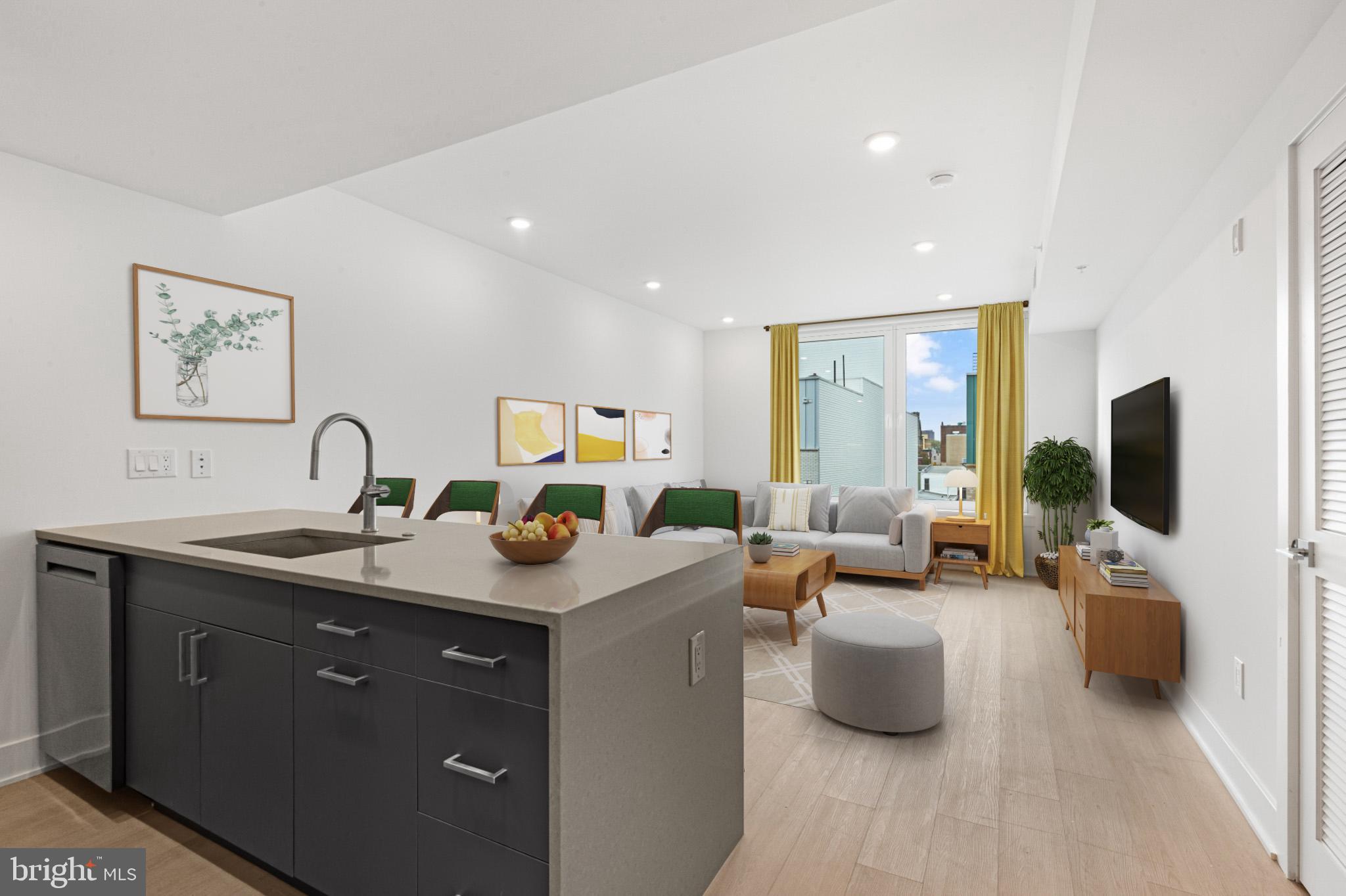Available Now | Leasing Special: Advertised price reflects 14 month leases only. Inquire for 12 month lease prices! Only 1st month and 1-month security deposit are due prior to move in! 

Welcome to Beacon Flats, where modern finishes and prime location meet in the heart of Fishtown. Each unit features central A/C, in-unit laundry, contemporary fixtures, and sleek stainless steel appliances. Unit #207 is a 1 bedroom, 1 bathroom apartment on the second floor. Enjoy being just steps away from popular spots like Forin Cafe, Stelio's Pizza, Rowhome Coffee, Starbolt, and Sacred Vice Brewing. Surrounded by convenient grocery stores, parks, and public transit including the Market-Frankford Subway line servicing Center City, University City, and beyond.

Amenities & Building Features:
Modern, pet-friendly studio, one-bedroom, and two-bedroom layouts.
Fully equipped gym featuring Star Trac equipment and free weights.
Spacious co-working spaces for remote work or studying.
Large roof deck with stunning views of the city, accessible via elevator and stairway.
Pet area for your furry friends to enjoy the outdoors.
Butterfly Security System with personalized codes for secure deliveries.
Mail and package room for added convenience.
Bike room and storage cages in the basement.

Lease Terms:

Generally, 1st month, 12th month, and 1 month security deposit due at, or prior to, lease signing. Other terms may be required by Landlord. $55 application fee per applicant. Pets are conditional on owner's approval and may require an additional fee, if accepted. (Generally, $500/dog and $250/cat). Tenants responsible for: electricity, cable, flat water fee ($40/month for 1bed, $60/month for 2bed), and a $35/month required amenity fee which includes Xfinity Wifi, lounge, gym, pet park, roof access. Landlord Requirements: Applicants to make 3x the monthly rent in verifiable net income, credit history to be considered (i.e. no active collections), no evictions within the past 4 years, and must have a verifiable rental history with on-time rental payments. Exceptions to this criteria may exist under the law and will be considered. Please note: photos & video tour may be of a similar unit within the building; exact layouts & finishes may vary.