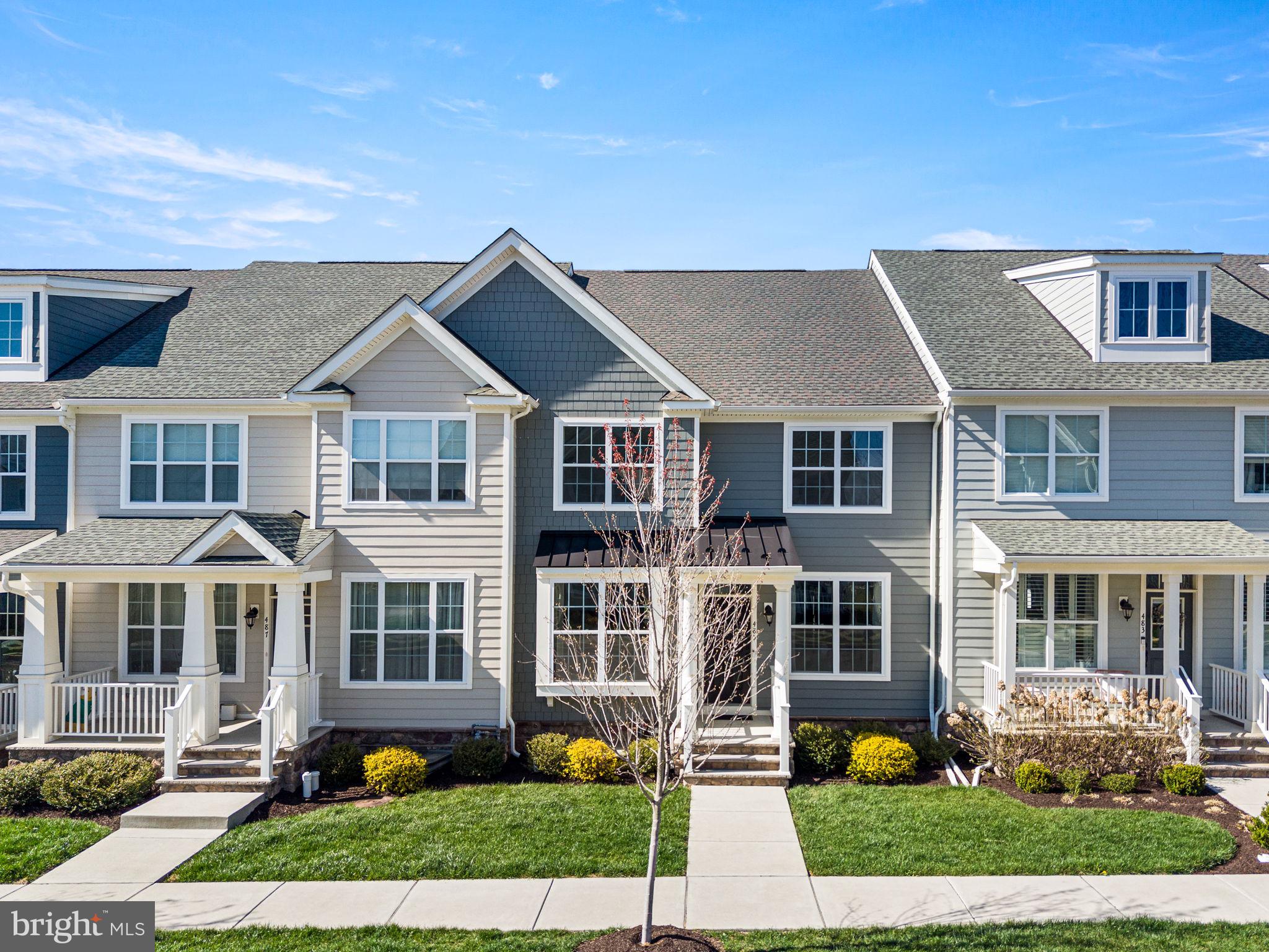 Recently improved in price - giving this award-winning lifestyle an even more compelling reason to make your move. The Spring Oak Community won the award in 2024—and it’s no surprise. This community offers a smarter, active lifestyle with low-maintenance living.

Welcome to 485 Major John Way, where style, space, and convenience come together in one beautifully designed home. Built in 2023 by JP Orleans, this three-bedroom, two full and one half-bath townhome offers light-filled living space in a floor plan designed for today’s active lifestyle.

The heart of the home is the kitchen, where you can gather, cook, and connect around the large center island. Stainless steel appliances and gas cooking help you work your magic. Seamlessly stay in conversation as guests flow into the dining and living areas—perfect for everyday living and entertaining. Hardwood floors, 9-foot ceilings, and a cozy gas fireplace add warmth and sophistication throughout the main level.

Upstairs, the spacious primary suite offers a peaceful retreat with a private bath and generous closet space. Two additional bedrooms and a convenient upper-level laundry room add to everyday ease.

The finished lower level, complete with an egress window, provides flexible space for a home office, gym, media room, or playroom for all ages.

Step out the back door to enjoy the private deck—perfectly positioned between the home and detached two-car garage—creating a comfortable outdoor living space to relax or entertain.

Living in the Spring Oak Community means access to the clubhouse, fitness center, pool (seasonal), walking trails, and courts for basketball or tennis—all maintained for you, so you can spend less time on upkeep and more time enjoying where you live.

Located in the highly regarded Great Valley School District and just minutes from local schools, major routes, shopping, dining, and everything the Main Line has to offer, this home is perfectly placed for convenience and connection.

This is the one that brings it all together—come experience what “Best in PA Living” is all about.