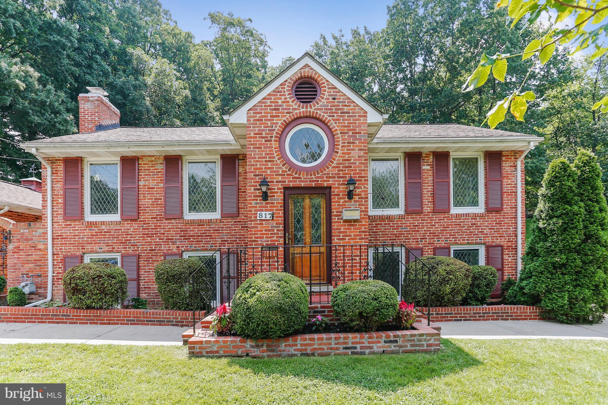 Offers due Monday @ 10am. Exceptionally well-built brick, split foyer home with fabulous light-filled space.  4BR/2FBA, expansive common areas & terrific family room addition w/vaulted ceilings, leading to huge backyard. 1 car garage. Estate being sold-in AS-IS condition, priced to reflect some updating needed.  Great bones, livable condition now.  They don't build them like this anymore!