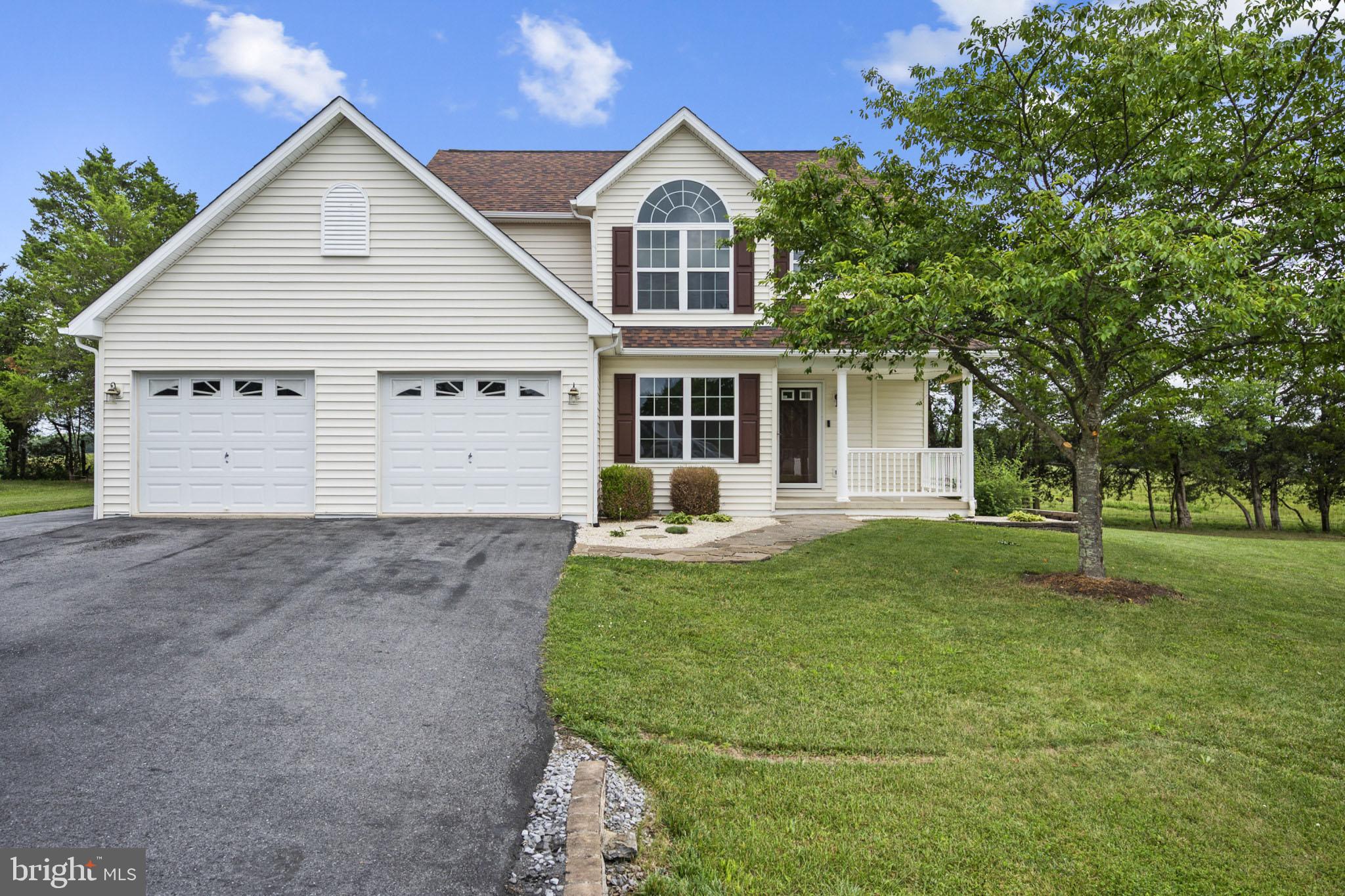 Prepare to be wowed by all that this 3-bed, 2.5-bath home has to offer. As you take a step inside you will notice a beautifully versatile layout as well as a formal dining room offering the perfect footprint for a home office or secondary living room. From there, you will flow seamlessly into the large living room and a bright kitchen complete with stainless steel appliances, a breakfast bar for quick meals as well as a charming breakfast nook. Step out onto the back deck and take in the serenity that comes along with a property that backs to an open field. Fresh interior paint and new flooring throughout enhance the home's move-in-ready appeal. The primary suite serves as a private retreat, complete with dual vanities and a large soaking tub. Additional highlights include a storage shed, a new water heater, a new water softener, and a dual HVAC system, ensuring both convenience and year-round comfort. Don't miss out on your chance to experience this perfect blend of style and comfort.