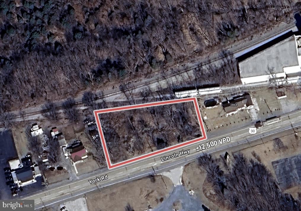 2850 York Road is a .9 Acre Parcel zoned EC-1 Economic Development making it a great opportunity for a number of commercial uses. The site sits directly along York Rd/Rte. 30 (12,000 VPD), the main throughfare between Gettysburg and New Oxford and just minutes away from Rte. 15 (20,000 VPD).