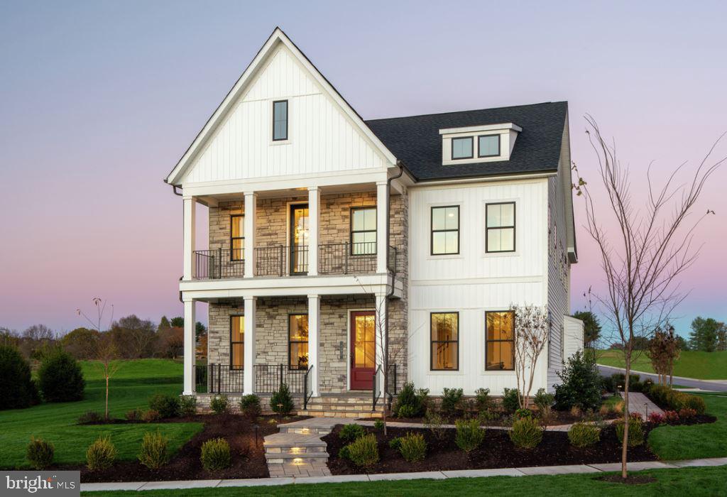 This award-winning model home features custom details throughout with 3 fully finished levels of luxury to include 3 car rear entry garage, elevator, double porches on the front of the home, and double decks off the back! The enormous kitchen boasts name-brand appliances, upgraded countertops, and ample cabinet space with butler pantry and enlarged center island. The spacious primary bedroom suite offers a luxurious bath and impressive closet space. A finished basement complete with a private bedroom suite and bathroom is ideal for hosting guests. This home has it all, gorgeous designer finishes highlight every room in this home and it was professionally decorated from top-to-bottom. All furniture and decorating offered for purchase with separate bill of sale. Move in spring of 2024.Be sure to ask about our closing cost credit up to $20,000 with the use of Toll Brothers Mortgage and credit towards design upgrades!