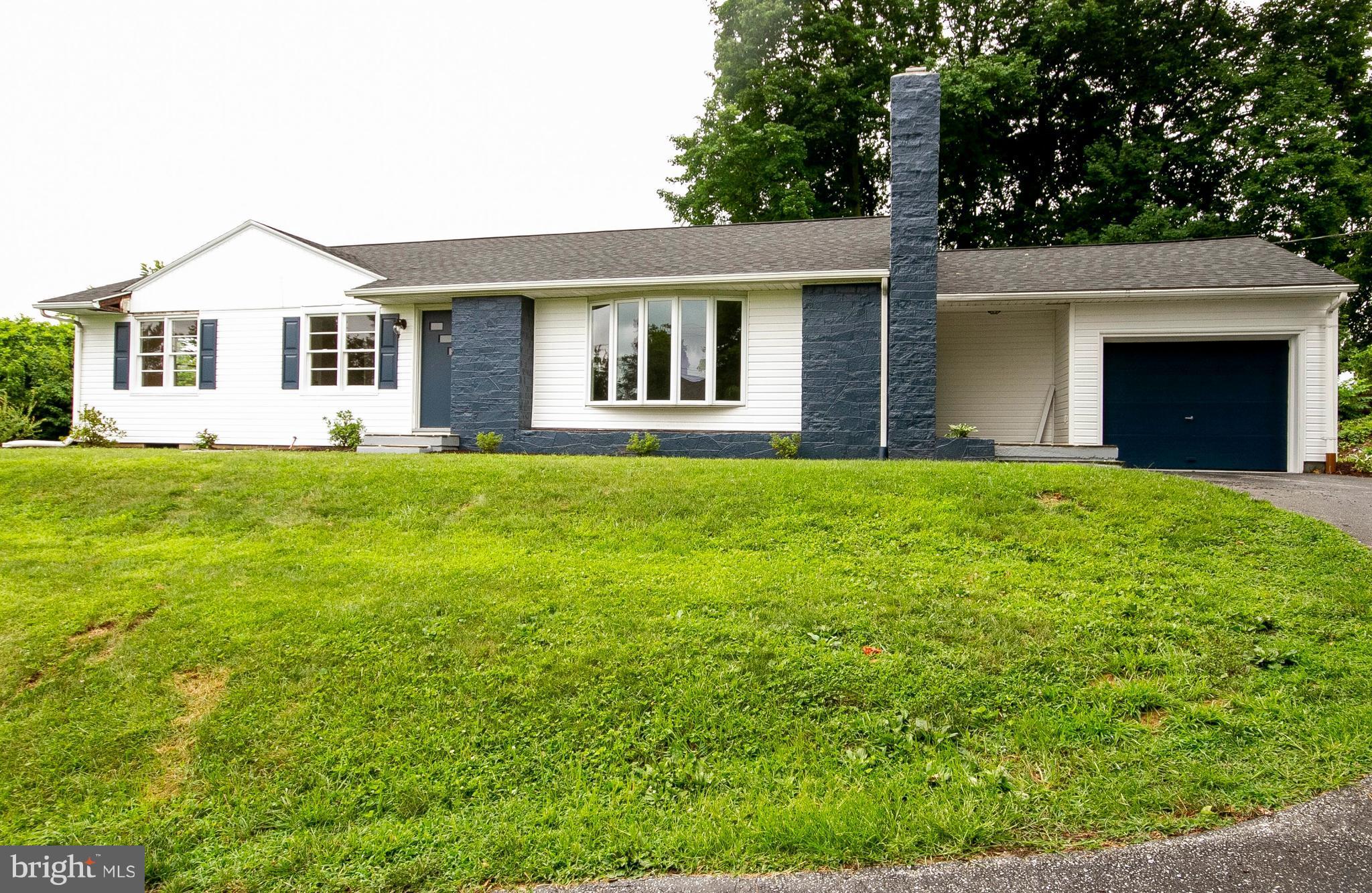 Just rehabbed and ready for you! This nice rancher features 3 beds / 2 baths, including a master suite. Hardwood floors, built in dressers in the bedrooms, and a new kitchen with granite and SS. Tasteful colors throughout compliment any decor you bring, and the rear yard backs to a field. Open basement provides additional living space so you can transform it into almost anything! See it today!