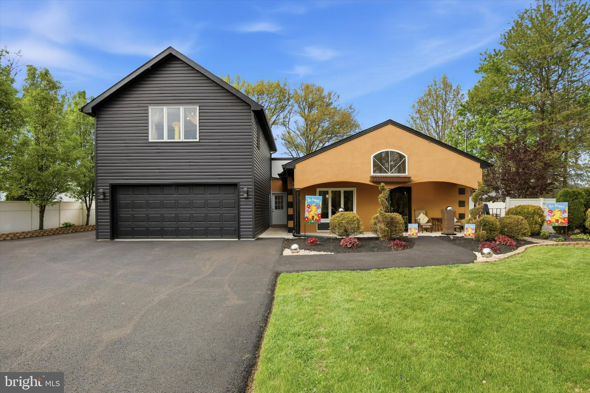 Welcome to this beautifully upgraded single-family home in Collegeville! This exceptional property offers the perfect blend of modern updates and timeless charm. From the moment you arrive, you’ll be impressed by the professionally landscaped and hardscaped front exterior, setting the tone for what awaits inside. Offering more space and versatility than many neighboring homes, this thoughtfully designed 3-bedroom, 2-bath residence delivers both comfort and style. Step inside to a sun-filled, open and inviting layout, the stylish updated kitchen is complete with granite countertops, stainless steel appliances, and custom cabinetry—perfect for both everyday living and entertaining. The spacious primary suite serves as a peaceful retreat with its own en-suite bath, while two additional generously sized bedrooms share a beautifully updated hall bathroom. A conveniently tucked-away laundry area just off the back porch adds to the home’s practical design. Outdoor living is where this home truly shines. Set on nearly half an acre—a rare find—this property offers a private backyard oasis enclosed with vinyl fencing. Enjoy multiple outdoor seating areas including a covered gazebo, covered deck, and uncovered patio—ideal for relaxing or hosting gatherings. The charming she-shed with an outdoor water feature adds a unique touch, while the full-sized workshop with additional outdoor equipment storage provides incredible flexibility and functionality. Unwind in your very own hot tub and enjoy the peaceful, vacation-like setting right at home. Additional highlights include a two-car garage with an above-garage recreation room featuring a mini-split system added in 2025—perfect for game days, a home office, gym, or bonus living space. Major system updates include a new heater, central air conditioning unit, and water heater all installed in 2025, along with a new well tank completed in 2024. All of this is located in the highly regarded Perkiomen Valley School District with convenient access to Routes 29, 422, and 113, and just minutes from Collegeville’s shopping, dining, parks, and major commuter corridors. Opportunities like this don’t come around often—schedule your private tour today!