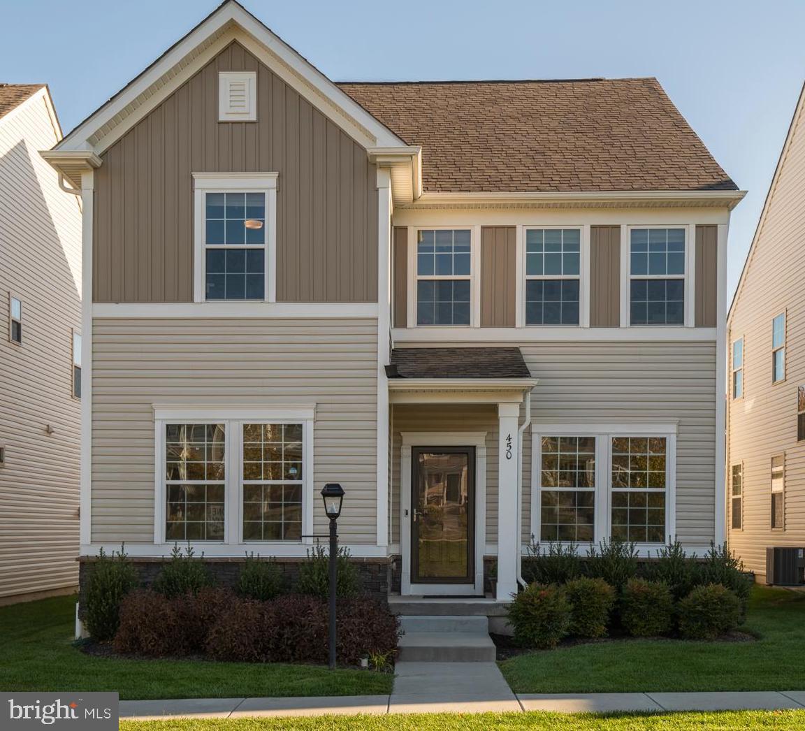 Stunning Modern Home in Desirable Chester Springs Community (OJR School District)
Welcome to 450 Andorra Blvd, a beautifully maintained single-family home nestled in the highly sought-after Courts at Chester Springs community and located within the acclaimed Owen J. Roberts (OJR) School District. Built in 2019, this elegant two-story residence offers approximately 2,600 sq. ft. of thoughtfully designed living space, combining modern upgrades with comfort and style.
Step inside to discover a bright, open layout highlighted by upgraded hardwood flooring throughout the entire first floor and staircase, adding warmth and sophistication. The second-floor features brand-new carpeting, creating a fresh and inviting atmosphere.
The heart of the home is the upgraded kitchen, complete with granite countertops, a spacious center island, stainless steel appliances, a new refrigerator, high-end dishwasher, and included washer and dryer—perfect for both everyday living and entertaining.
Upstairs, retreat to the luxurious primary suite, featuring a walk-in closet and a serene private view overlooking a wooded area, offering both privacy and tranquility.
The home also includes an expansive unfinished basement of approximately 1,000 sq. ft., providing endless potential for customization—whether you envision a home theater, gym, office, or additional living space.
Enjoy the benefits of low-maintenance luxury living with community amenities that include a pool and playground, ideal for relaxation and recreation. Conveniently located just minutes from major commuter routes, the PA Turnpike, upscale shopping and dining, and the scenic beauty of Marsh Creek State Park, this home offers the perfect balance of accessibility and peaceful surroundings.
This exceptional property delivers modern comfort, top-rated schools, privacy, and future potential—making it an outstanding opportunity in one of Chester Springs’ most desirable neighborhoods.
