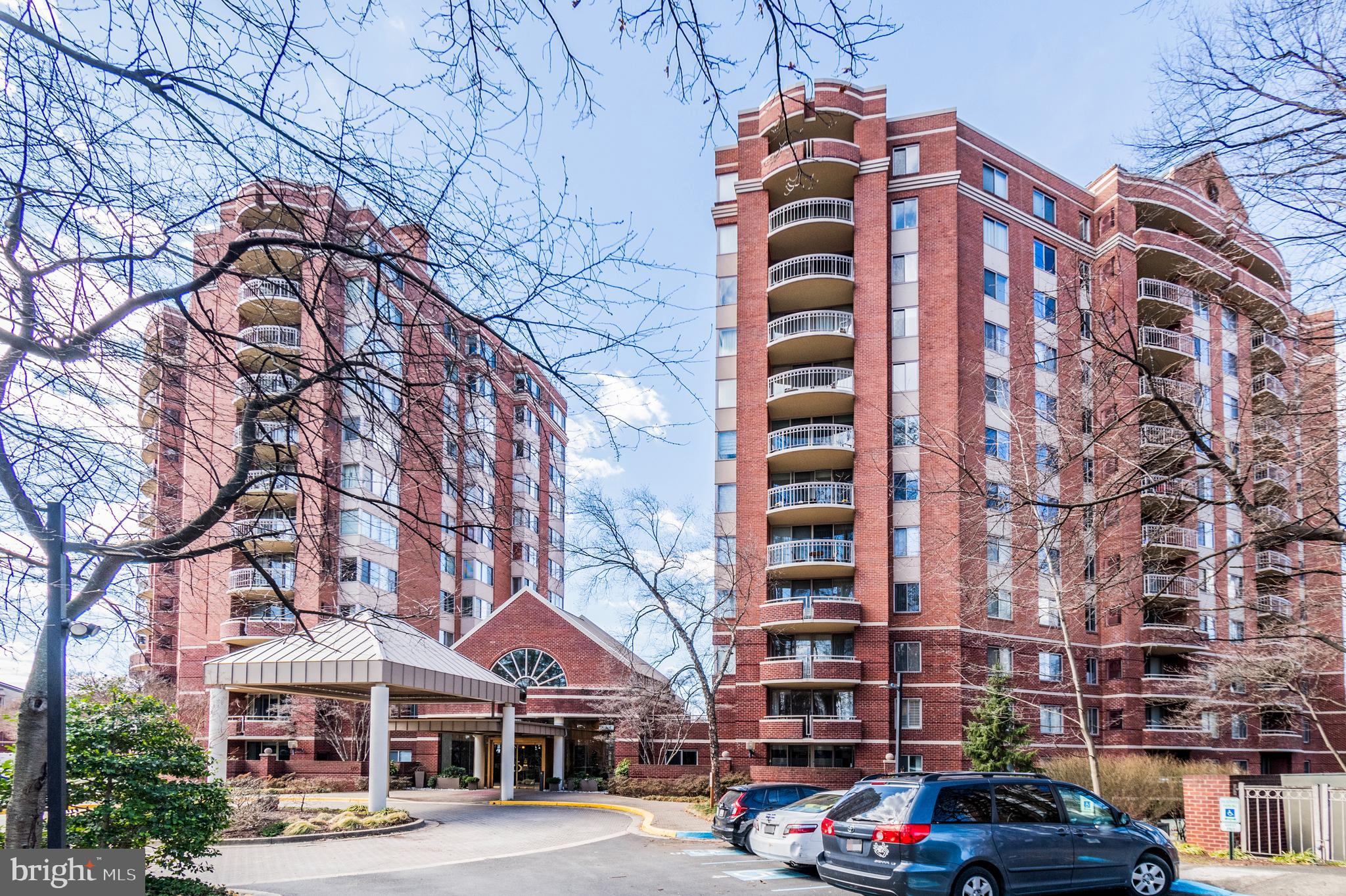 OH - SUNDAY MARCH 9 - 3-5 PM!  Discover the perfect blend of comfort and convenience in this inviting 2-bedroom, 2-bathroom condo offering stunning open views. Situated on the 10th floor, this sunlit unit features a delightful balcony, perfect for enjoying the refreshing breeze and the vibrant colors of the changing seasons.

The expansive primary bedroom boasts an ensuite bath complete with a jacuzzi tub, providing a tranquil retreat. The thoughtful layout is ideal for roommates, with the second bedroom located on the opposite side of the living room, complemented by a convenient full bath with a tub shower.


The kitchen is equipped with sleek stainless steel appliances, including a brand-new stove and built-in microwave.

The dining area, currently adorned with bookcases, features floor-to-ceiling mirrors behind those built-ins. This unit is sold AS IS, with parking and storage included, offering exceptional value.

The Fallswood Condominium enhances your lifestyle with an array of amenities, including an exercise room, swimming pool, tennis courts, concierge services, gated entry, and visitor parking. Enjoy seamless access to the Red Line metro and the vibrant offerings of Pike & Rose, just steps away.

Please note, the lovely seller requires 6 hours' advance notice for showings. Don't miss this unbeatable price and opportunity!