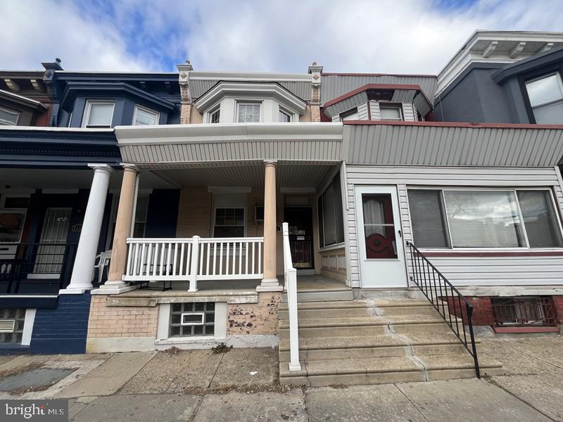 Charming two-story row home built in 1925 located in the Allegheny West section of North Philadelphia. Property features a covered front porch and private rear yard. Interior offers a spacious living room, dining area, and functional kitchen. Second floor includes three bedrooms and a three-piece hall bath. Full finished basement with laundry area provides additional living space or storage. Conveniently located near shopping, public transportation, and major roadways. Great opportunity for owner-occupants or investors.