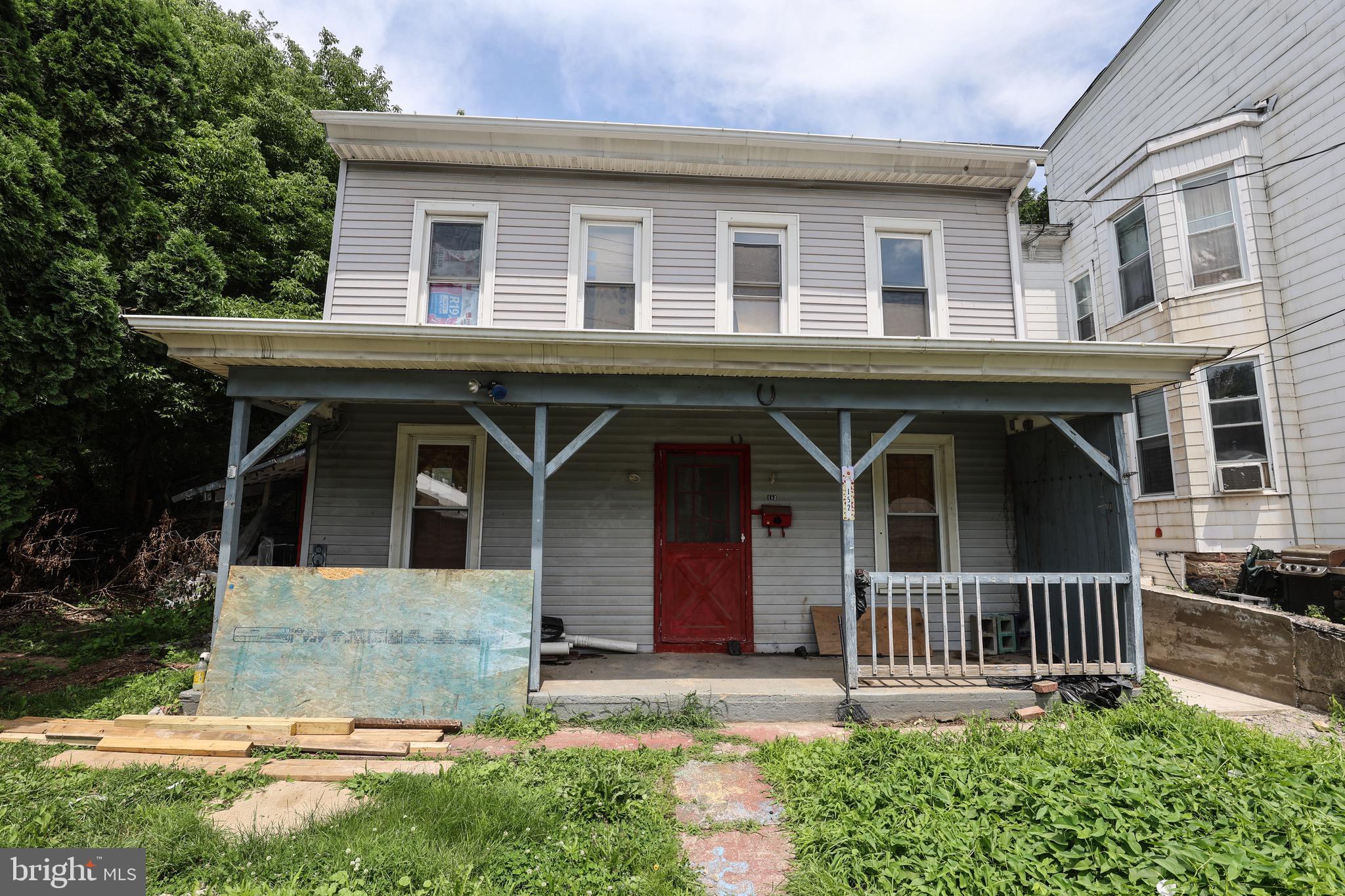 4 Bedroom, 3 Bathroom Project Home in Pottsville, PA.   Over 2100 sq ft to work with.  Home has been stripped to the studs and laid out as a 4 bed, 3 bath layout.  Excellent investment as a flip home or a buy and hold.   Strong ARV #'s because its detached. Sold as-is.  Cash sales only.  Buyer responsible for clean out.  Call today for this excellent opportunity!