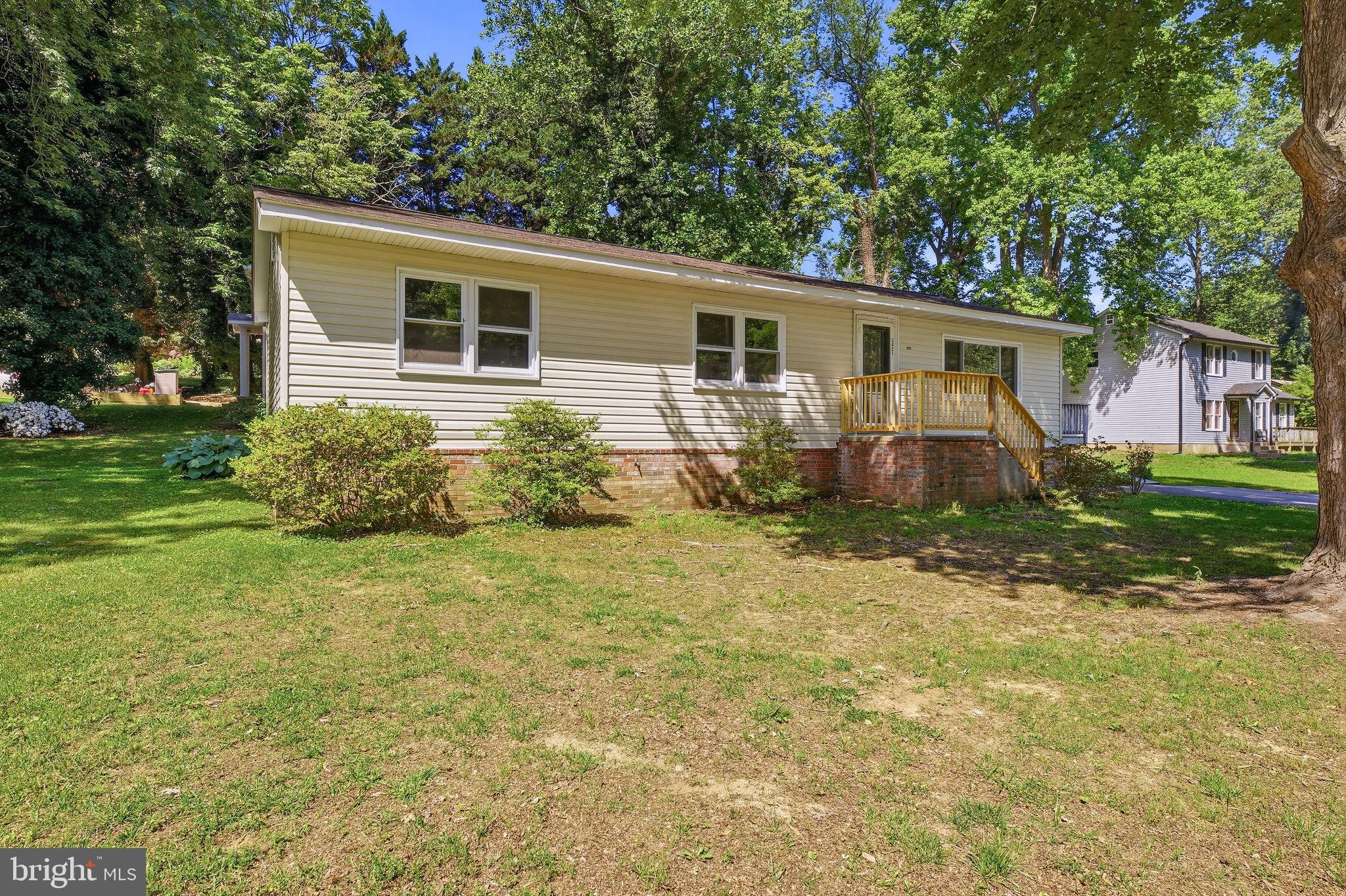 OPEN HOUSES! Saturday, June 6th from 9am-3pm! Sunday, June 7th from 1:30pm-3pm!

Come take a look at this NEWLY renovated 3-bedroom, 1-bathroom home in Saint Leonard, MD! This home was just updated with new LVP flooring and fresh paint through-out! The kitchen cabinets and counters were updated, as well! New outlets, switches, and covers were added to brighten her up! A few new lights were put up and smoke detectors have been added to bring this home up-to-code!

Offering 1,248 square feet of comfortable one-level living, this property sits on a spacious corner double lot, a rare find in the area. Enjoy outdoor living with a lovely side deck that wraps around the back of the home to a covered rear deck, complemented by newly installed siding and ceiling. A new septic was installed 3 years ago! You wont want to miss this one.
