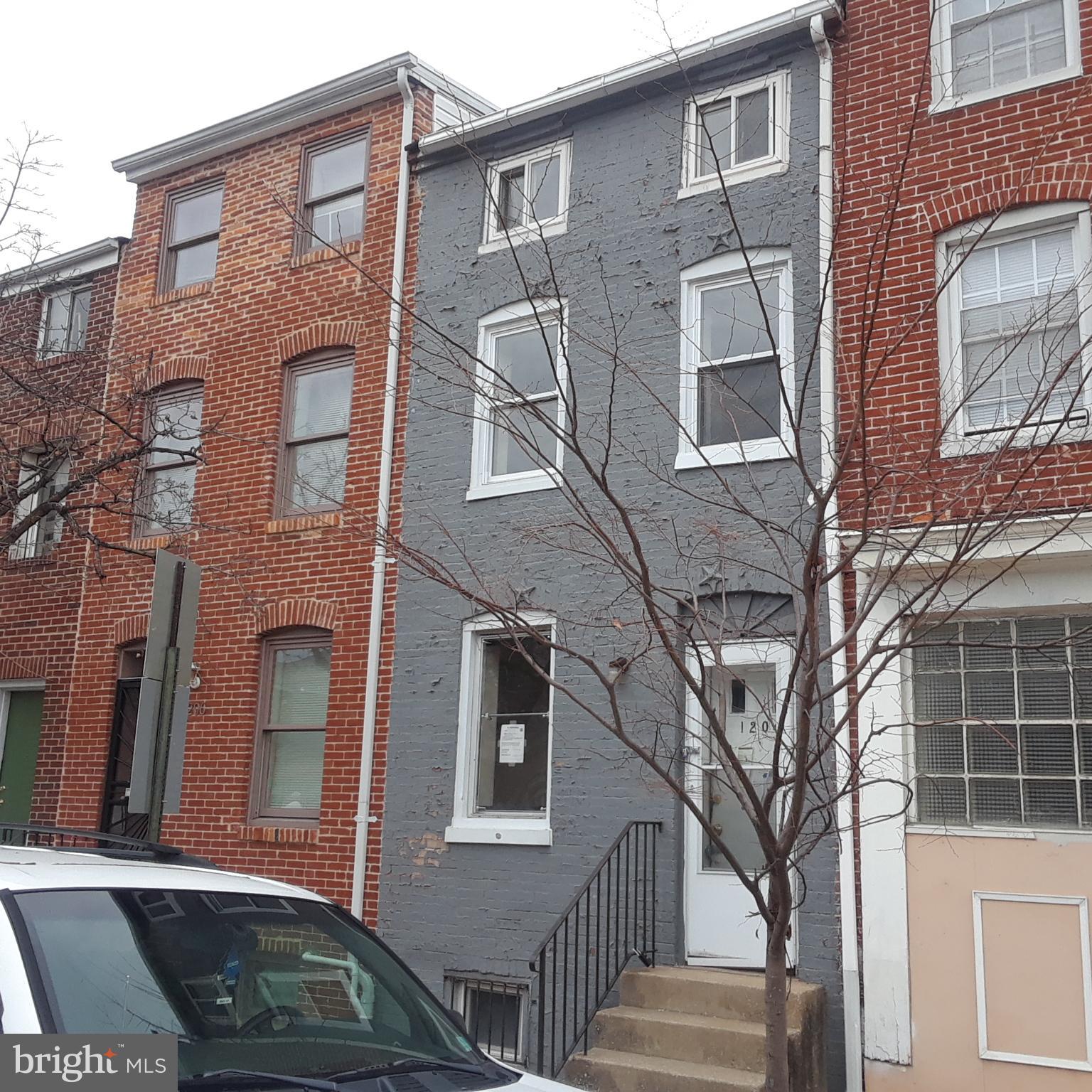 Wonderful opportunity to own this all brick-front home in Hollins Park.  Enjoy nice room sizes, wood floors, and eat in kitchen.  Use the basement for added storage or finish off for additional space.  The rear yard is perfect for warm weather fun.  Just minutes from Downtown Baltimore, with easy access to the B & O Museum and University of MD!