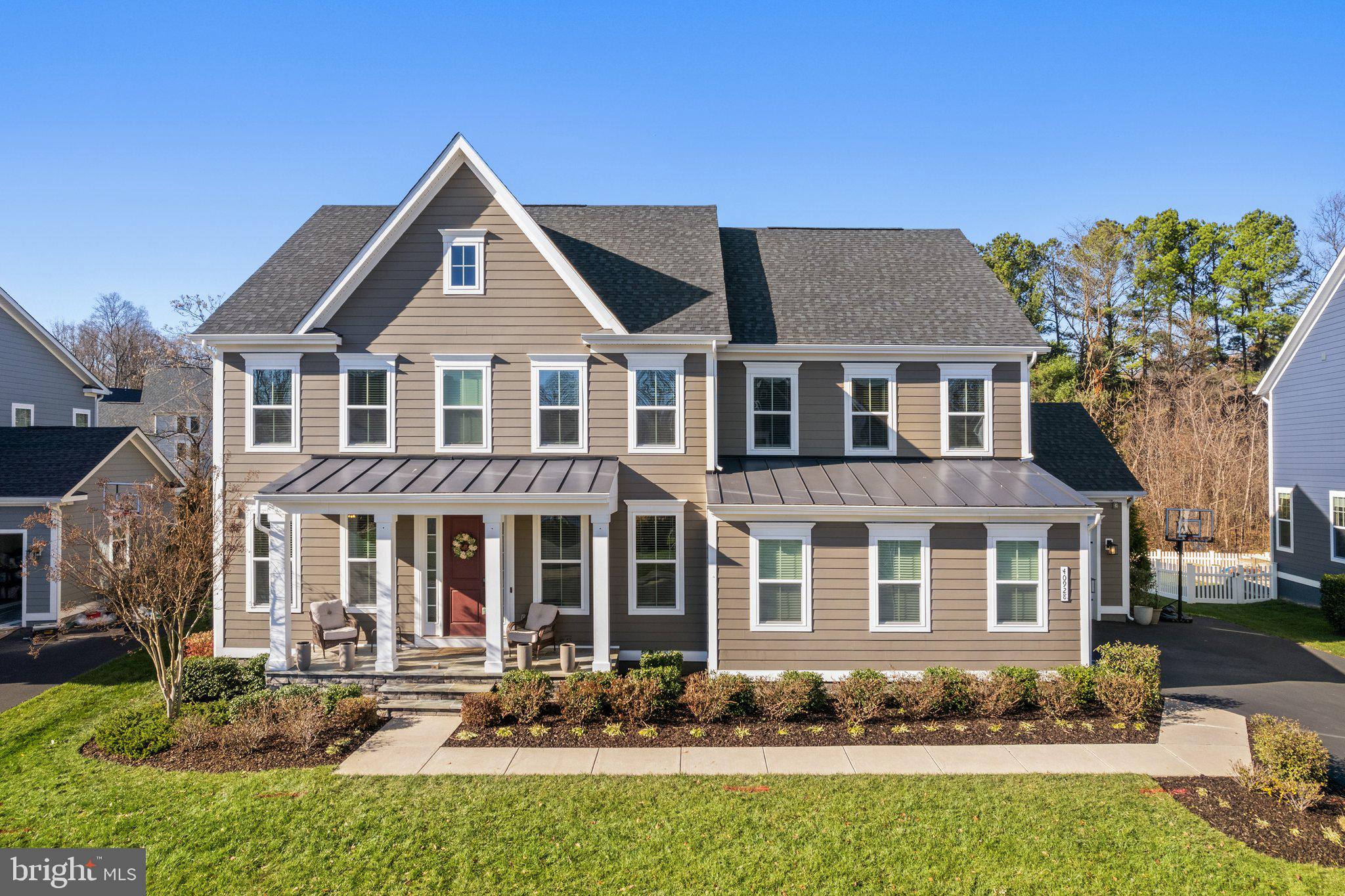 Welcome to Willowsford!, This Marymount model offers an exceptional home designed and built by NVHomes, located in the highly sought-after community in Aldie, Virginia. This stunning home offers a perfect blend of modern luxury, convenience, and timeless appeal, making it the ideal choice for those seeking both comfort and style in one of Northern Virginia’s most desirable areas.

This 4 Bed / 4.5 Bath home features an expansive gourmet kitchen, featuring top-of-the-line stainless steel appliances, elegant granite countertops, a large center island, and a spacious walk-in pantry. A formal living room and dining room, large family room with gas fireplace, and an office. The perfect mud room with built in shelving offers the perfect greeting from the 3 car garages.

Upstairs, the luxurious owner’s suite serves as a private retreat. With its spacious layout, tray ceiling, and large walk-in closet. The spa-like owner’s bath is designed for ultimate relaxation, featuring a soaking tub, dual vanities, and a separate frameless shower. Three additional bedrooms and two full baths provide plenty of room for family and guests. An additional loft area provides the perfect escape for anyone looking for their own space to relax and unwind. An upper level laundry room puts the finishing touches on the upstairs.

The finished basement offers even more living space. Highlighted with a built in bar and movie projector in place. An additional bonus room for a weight room, office, etc. completes the lower level.

Outside, enjoy the private, professionally landscaped yard with ample space for outdoor entertaining, gardening, or simply relaxing. Located in Aldie, a charming town with a rich history and a strong sense of community, this home offers easy access to major highways, shopping, and dining. Whether you’re commuting to the D.C. metro area or enjoying the peaceful suburban lifestyle, this home is the perfect place to call your own.