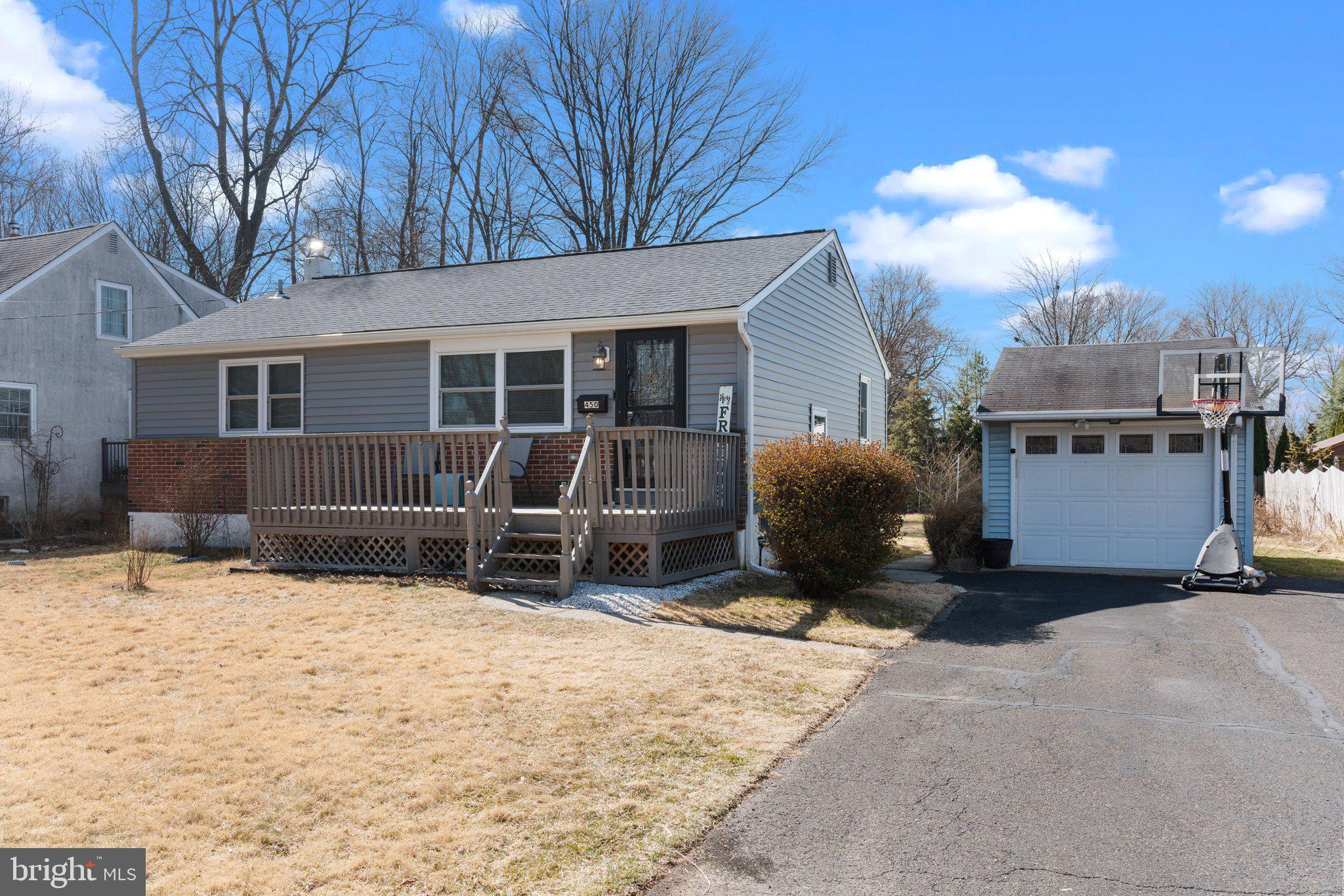 This charming  three bedroom , 2 bath  ranch  home in a quiet neighborhood awaits a new buyer. Home is move in ready. There is a detached garage and a double wide driveway with plenty of space for several cars. There is also a large backyard perfect for kids, entertaining, or family events This home is located  conveniently to shopping, major commuting roads and  restaurants.