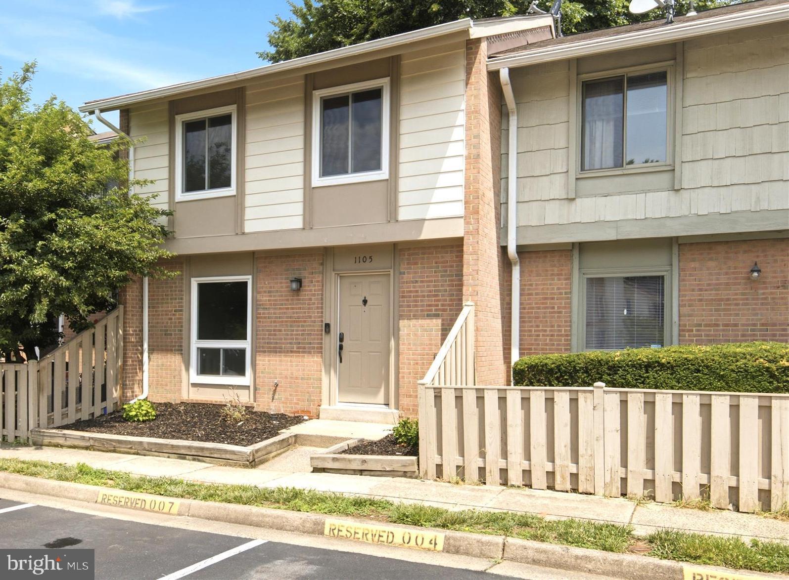 Welcome to 1105 Freshrain Court, a beautifully updated townhome in the heart of Herndon offering comfort, convenience, and valuable recent upgrades. Ideally located near major commuter routes, shopping, dining, parks, and everyday amenities, this home combines an excellent location with move-in-ready appeal.

Step inside to find a spacious living room featuring attractive laminate flooring, recessed lighting and a convenient main-level powder room. The updated kitchen is designed for both functionality and style, showcasing granite countertops, stainless steel appliances, ceramic tile flooring, and an adjoining dining area perfect for everyday living and entertaining. The kitchen has been further enhanced with a brand-new dishwasher, microwave, oven, and refrigerator installed in 2026.

Upstairs, you'll find a generously sized primary bedroom with ample closet space, two additional bedrooms, a full bath, and the convenience of a full-size washer and dryer located on the bedroom level.

Significant recent improvements provide added value and energy efficiency, including new windows installed in 2023 and additional attic insulation added in 2025.

Outside, enjoy a fully fenced backyard complete with a storage shed—an ideal space for outdoor dining, grilling, gardening, or relaxing with family and pets. Two assigned parking spaces add to the home's everyday convenience.

With thoughtful updates, major system improvements, and a prime Herndon location, this charming townhome is ready for its next owner to move in and enjoy.
