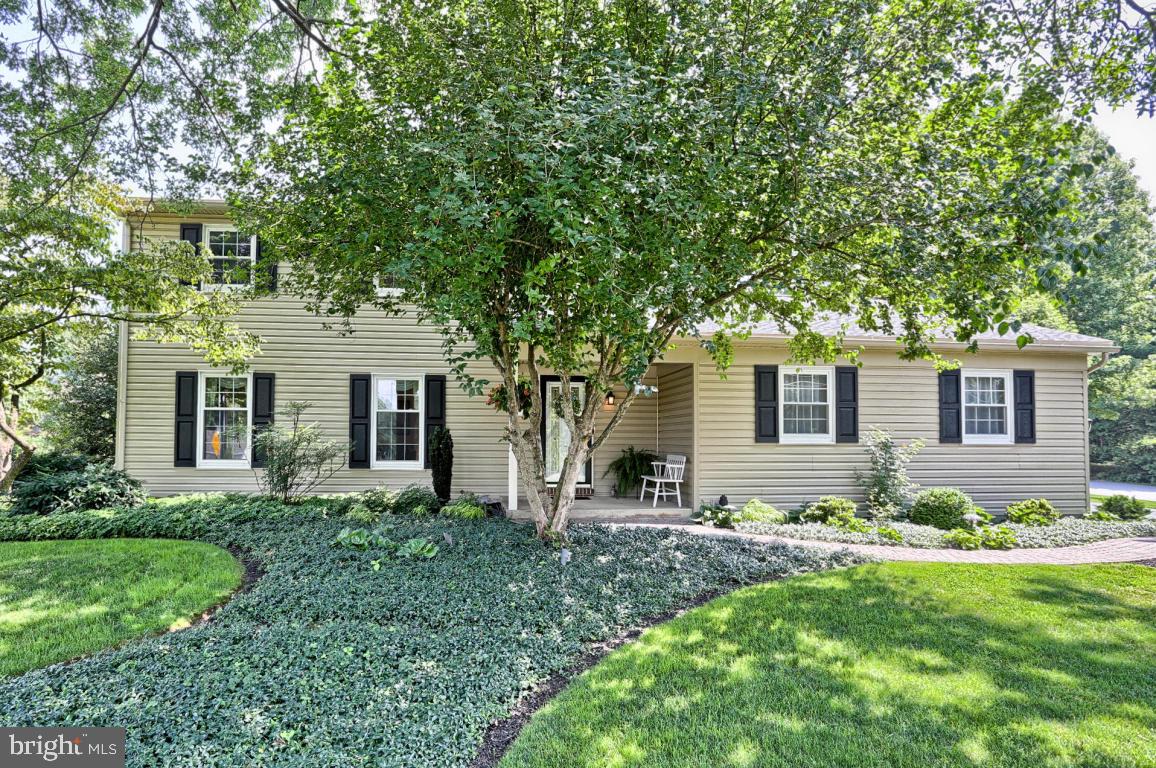 4 bedroom home in Conestoga Valley schools. Eat in kitchen with breakfast bar, cathedral ceilings and gas fireplace in family room and first floor laundry room. Master bedroom with walk in closet, finished lower level and 2 car garage. Rear patio leads to spacious backyard with shed and in ground sprinkler system. 2 HVAC systems.