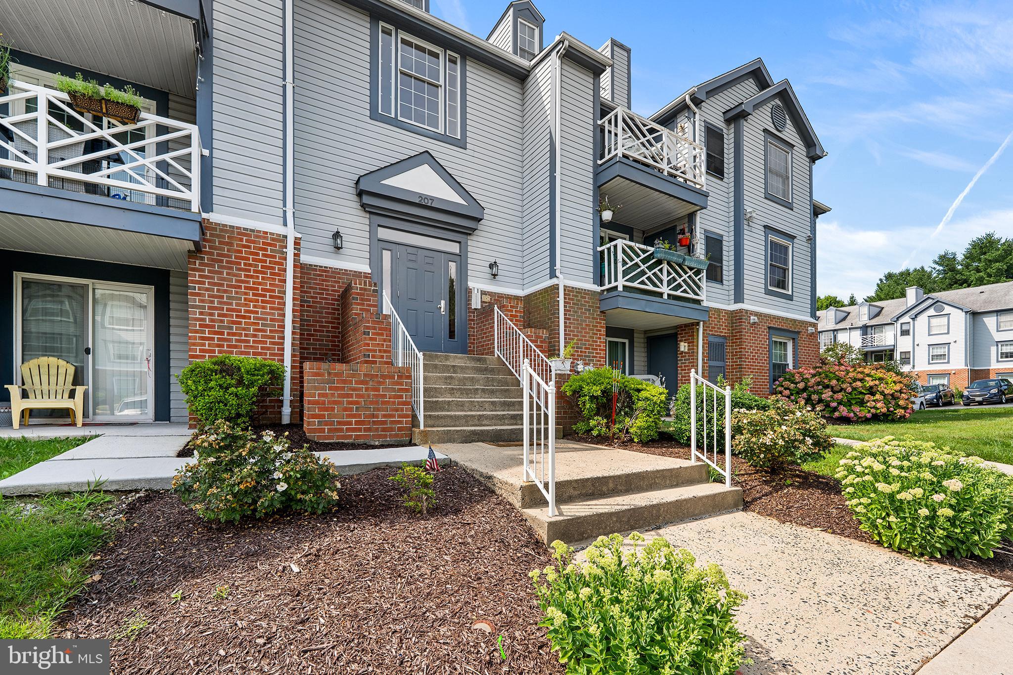 You will love this beautifully refreshed 2-bedroom, 1-bath penthouse condo in the desirable Laurel Woods community. Offering approximately 1,000 square feet of living space, this light-filled home features a spacious living and dining area with vaulted ceilings, a wood-burning fireplace, and sliding glass doors leading to a balcony. The galley kitchen is equipped with a pantry, built-in microwave, dishwasher, disposal, ample cabinet storage, quartz countertops, and all appliances convey, including a full-size washer and dryer. Freshly painted throughout, the home is move-in ready and also features a new low-maintenance composite deck with vinyl railing on the balcony, providing an inviting outdoor space to relax. Ideally located just 15 minutes from both the Aberdeen Proving Ground Aberdeen and Edgewood areas, this home is perfectly situated between Bel Air and these major military installations, making it an excellent choice for commuters and military personnel alike. Conveniently located near major commuter routes, shopping, dining, and everyday amenities, this penthouse condo offers comfort, convenience, and low-maintenance living. Better hurry! Mortgage savings may be available for buyers of this listing.