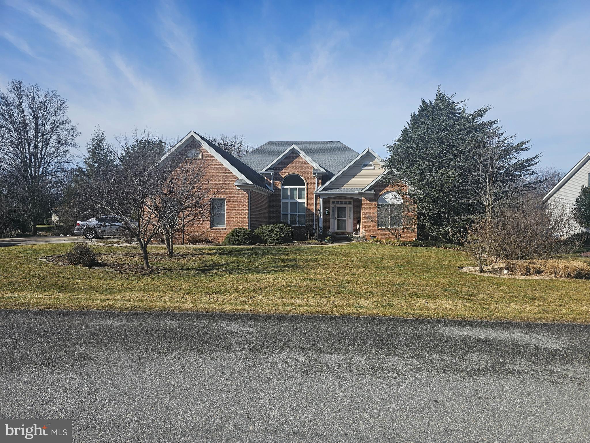 Welcome to this stunning 3-bedroom, 2.5-bathroom home nestled in the prestigious Penn National Golf Course community. Boasting high ceilings throughout, this spacious residence offers a perfect blend of elegance and comfort. Step inside to discover large rooms bathed in natural light. The heart of the home lies in the beautifully appointed kitchen, featuring cherry cabinets and ample counter space.
Entertain guests in the expansive formal dining room, or unwind in the inviting sunroom that overlooks the serene backyard oasis. The home features a full, partially finished, walk out basement providing additional space for recreation or storage. Retreat to the luxurious master suite, complete with a double vanity, large tub, and separate shower in the ensuite bathroom. Two additional bedrooms offer versatility and comfort for family members or guests. Convenient amenities include a 2-car garage for parking and storage. Whether you're a golf enthusiast, or simply seeking a peaceful retreat, this home offers the perfect blend of sophistication and relaxation. Don't miss the opportunity to make this dream home yours! Schedule your showing today.