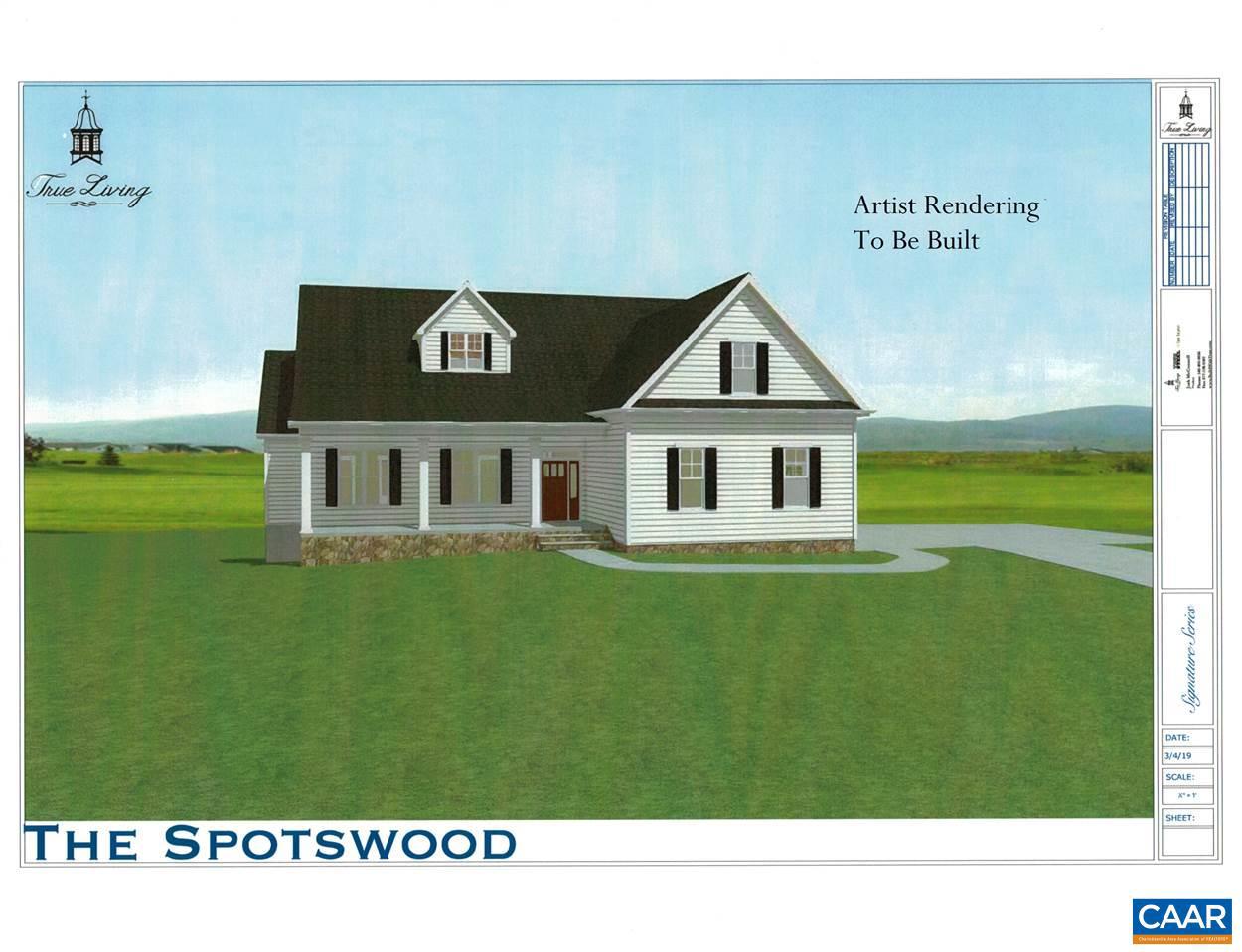 Welcome to Octonia Highlands!  Nestled at the foot of the Blue Ridge Mountains in the beautiful South River Valley where nature and community are a lifestyle.   Now offering quality built and upgraded designed homes for every style of living.   Offering 5 models to choose from with abilities to customize or you can choose a home site to build your perfect custom home.   Come out and see why Octonia Highlands is more than a neighborhood.  More convenient than you may think! Less than 5 minutes to the quaint town of Stanardsville and schools, less than 25 minutes to Northern Charlottesville.  The Spotswood Model shown - lot premiums may apply.,Granite Counter,Wood Cabinets,Fireplace in Family Room
