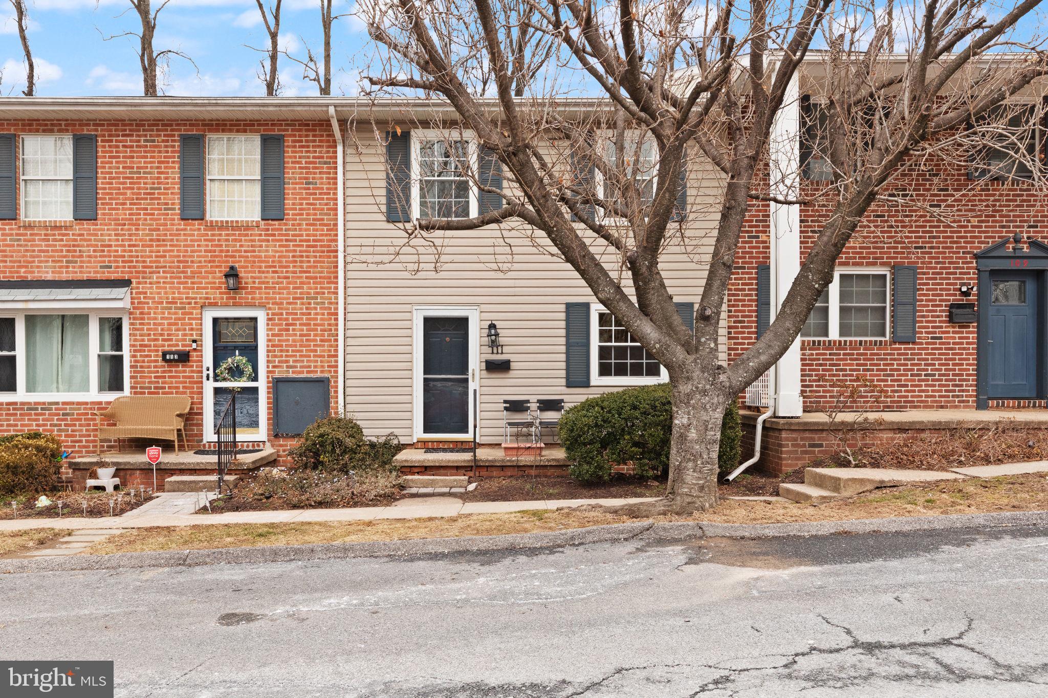 Welcome to this charming 3-level, 3-bedroom, 2 full and 1 half bath condominium townhome nestled in The Huntsman, a serene, established, and tree-lined community in Reisterstown, Maryland. Thoughtful updates include replacement windows throughout the home, enhancing comfort and energy efficiency. 
The main level offers a bright, functional layout, with a kitchen featuring ample table space, a dining room, and a spacious living room. Sliding glass doors open to a private patio overlooking the community’s in-ground swimming pool, creating a perfect setting for relaxing or entertaining. A convenient half bathroom completes this level.  Upstairs, the primary bedroom includes its own attached full bathroom, along with two additional well-sized bedrooms and another full bath. The lower level adds valuable living space with a den that can serve as a fourth bedroom, home office, or guest space, plus a dedicated laundry room.  New HVAC system installed in 2021. The condo fee covers exterior maintenance, water, the pool, and more, offering truly low-maintenance living. Residents enjoy a community pool for summer enjoyment, convenient parking, and a relaxed suburban atmosphere. Ideally suited for a first-time buyer, someone looking to downsize, or an investor seeking a strong rental opportunity, this home combines timeless charm with modern convenience and is move-in ready. Enjoy access to abundant nearby recreational, shopping, and dining options, including Soldiers Delight Natural Environment Area, Reisterstown Regional Park, Liberty Reservoir, Historic Reisterstown, and nearby Owings Mills.  Commuters will appreciate easy access to I-795, MD-140, I-695, and MD-30, with the MARC train and Owings Mills Metro SubwayLink just minutes away. Reisterstown offers the perfect blend of natural beauty, historic charm, and modern amenities—making this an ideal place to call home. Take a tour today!