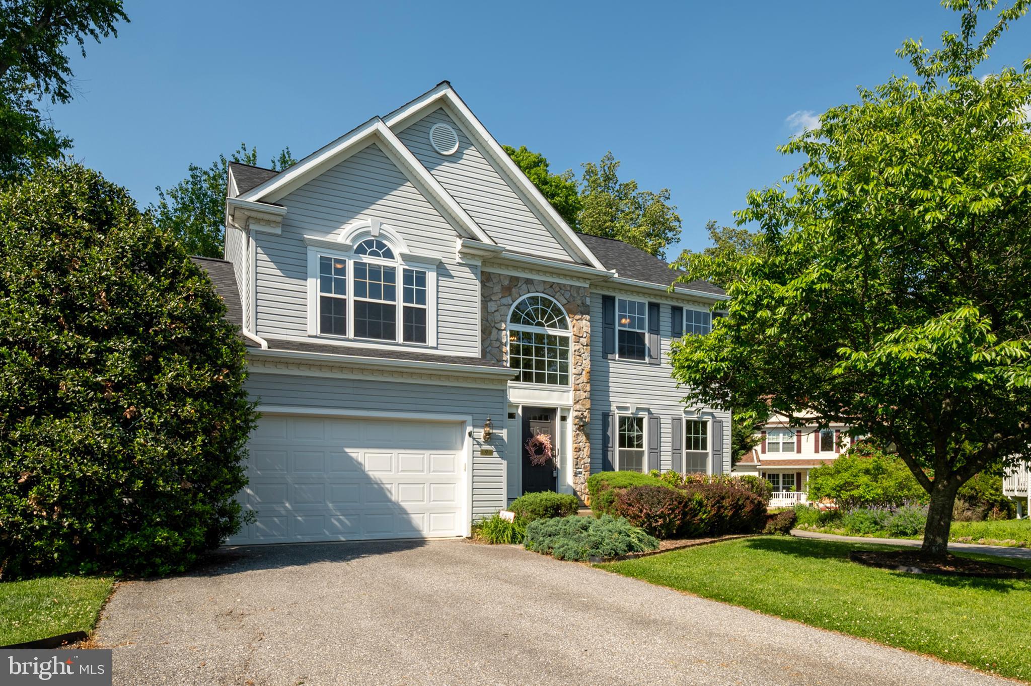 Wow-Updated colonial home in Reisterstown with Newer Roof with warranty and Newer HVAC unit with transferrable warranty.  This home sparkles with fresh paint, new carpet, and reglazed tile. It has everything you need and a few extras.  The upper level has 4 large bedrooms, primary has multiple closets and a primary bath with soaking tub and separate  shower. Main level has open foyer leading to the Living room and dining room with a hallway leading to the kitchen.   Kitchen and family room combine for enjoyable family gatherings with easy access to the deck backing to trees.  The family room has a gas FP for cozy winter nights.  The lower level is complete with a wetbar, office space and media room including a large screen and projector. Imagine watching the best sporting events every week on your own large screen.  The lower level has a 3rd full bath and walks out to a stone paver patio.  Its hard to envision needing more space or options to have  family and friends enjoy this entertainers delight.  Inside and out 9 watch court will bring you years of joy with an ease of ownership. This is where comfort and affordability meet.