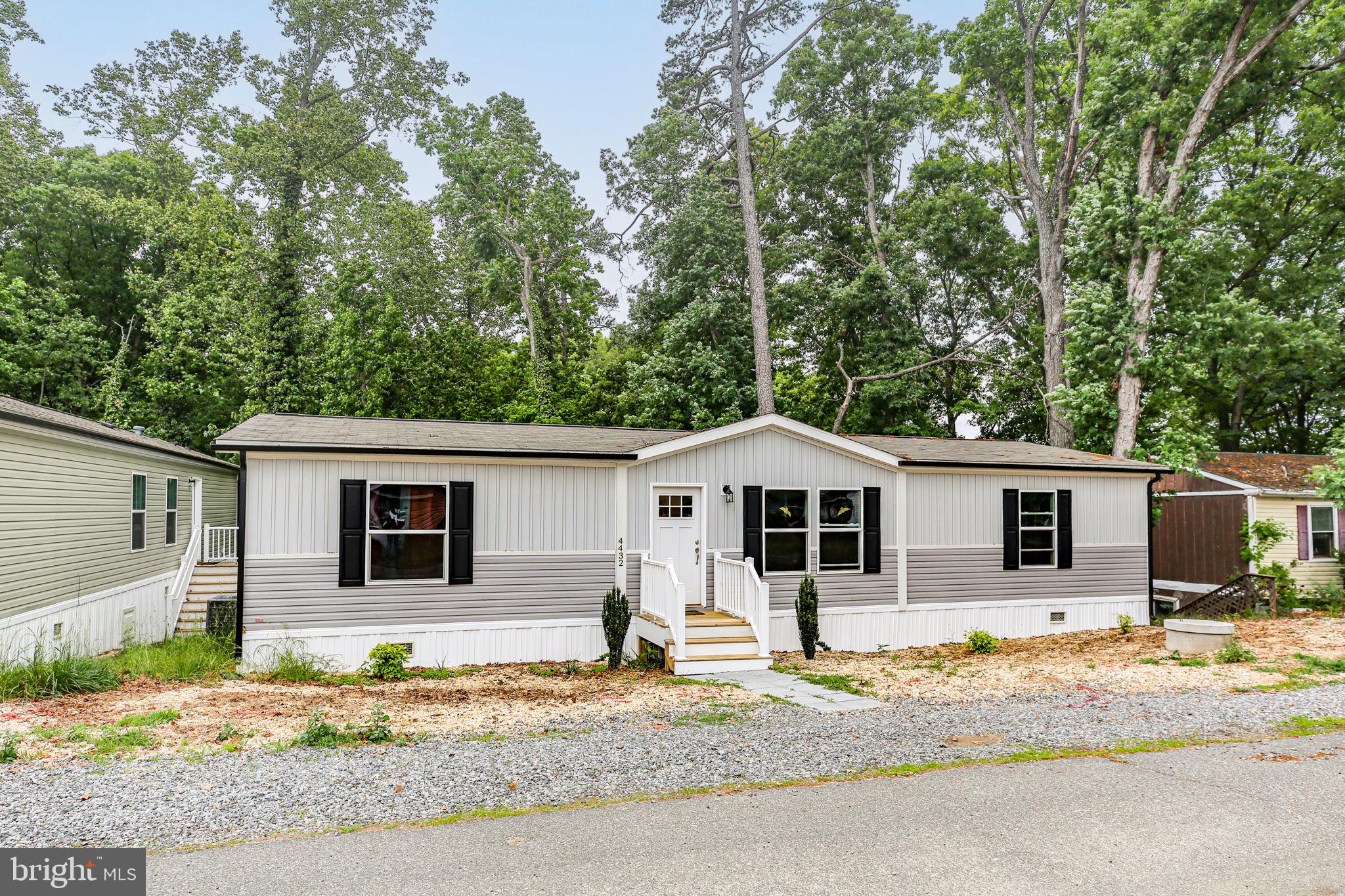 Available NOW! This 1,475 sq. ft. 3 BED 2 BATH home is one of its kind in Pineview MHP. This home has many “must have features”! Entering through the craftsman front door you will find a LARGE Kitchen with Frigidaire stainless steel appliances, Duracraft cabinets, great countertop and cabinet space, recessed lighting and Lux windows for natural lighting! The Living room has an accent TV wall that round out the entertainment area of this great floorplan! The split floor plan features a 2nd bathroom for the 2 bedrooms on the opposite side of the house than the primary. Primary features dual sinks, large tub/shower and walk in closet. Verizon Internet Available! Don’t miss out on this great opportunity to OWN just south of Fredericksburg!!