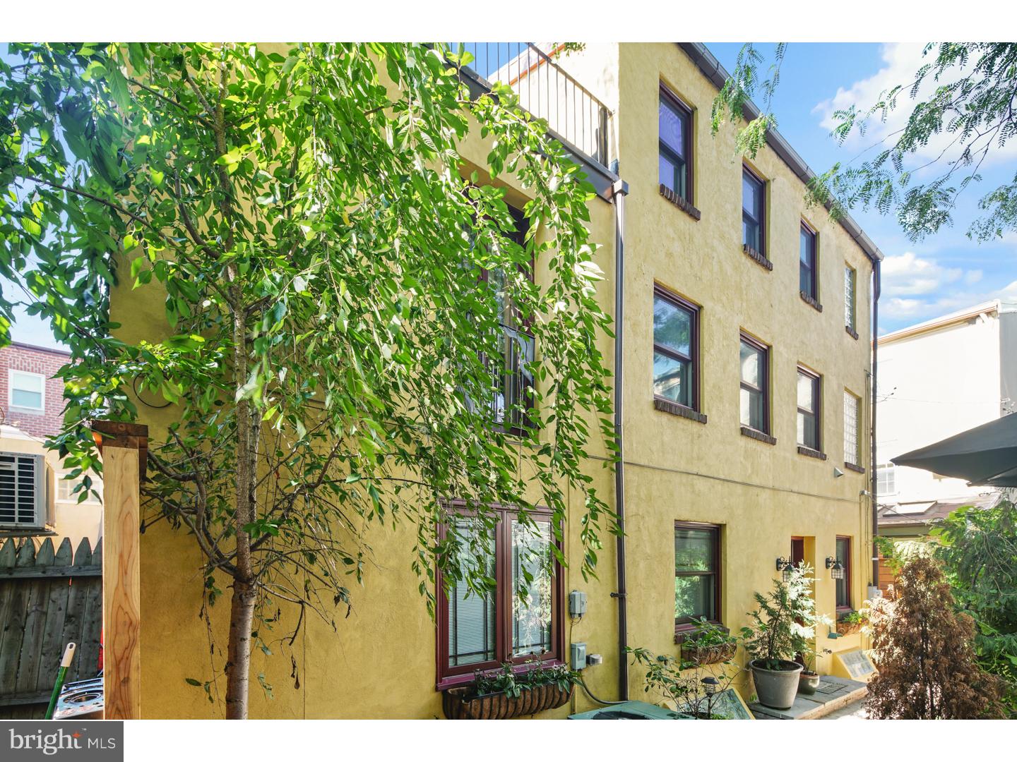 Welcome to Fitler Square! A cute little neighborhood in Center City that is within walking distance to Rittenhouse Square as well as University City. This beautiful 3 bedroom/2 bath property is situated in a quiet gated courtyard was recently completely renovated. All systems were replaced, i.e. electric, plumbing and HVAC. It has two outdoor living areas-- a rear patio with custom fencing and panels, a third-floor roof deck with composite decking with a spectacular view of the Center City skyline.  All new triple glazed high-efficiency Pella windows and patio doors. Additional updating to the bathrooms, laundry room, hardwood floors and a bonus: a cozy fireplace in the living room!  This fantastic home is one of a kind with custom designs and modern finishes throughout while still maintaining it's architectural uniqueness.  Surrounded by a variety of fine restaurants and boutiques, public transportation, and the cultural attractions that Philadelphia so famously offers.  A must see!