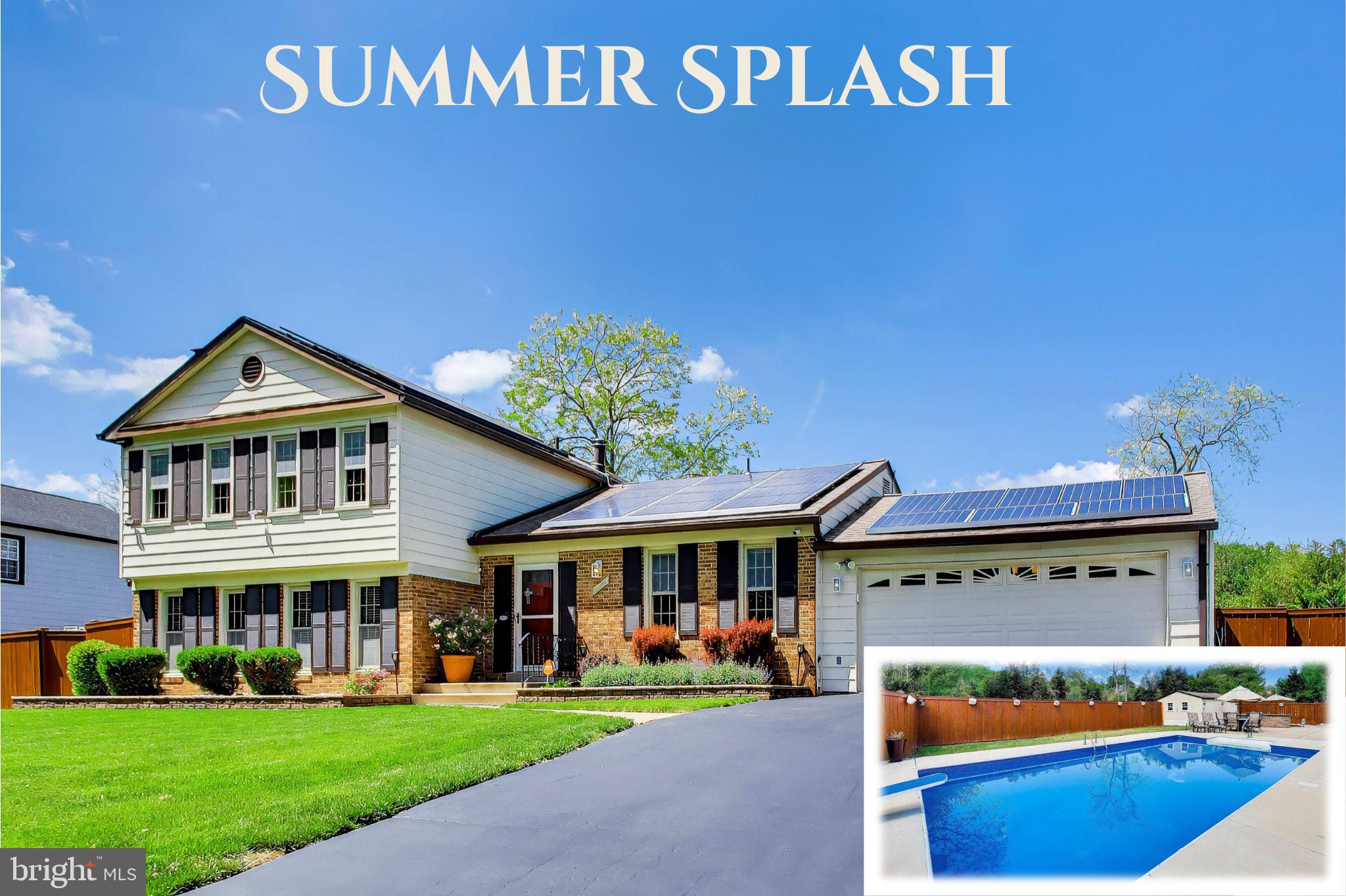 Come take a dip in the pool 🏊 and enjoy the space, privacy, and versatility this brick home 🏡 offers at 14216 Alderton Road in Silver Spring. With no HOA ✅, a fenced yard, extra private greenspace behind the pool area 🌳, and a setting that backs to trees 🍃, this home offers a wonderful blend of indoor comfort and outdoor enjoyment.

Recent updates throughout the house.

Inside, you will find vaulted ceilings ✨, fresh paint 🎨, hardwood floors, crown molding, ceiling fans, built-ins, a brick fireplace 🔥, an eat-in kitchen, a walk-in closet, a full basement, and a finished lower level. The updated gourmet kitchen 🍽️ is designed for both everyday living and entertaining, featuring soft-close cabinets, stainless steel appliances, a built-in microwave, a built-in range, a cooktop, and a double oven.

The home offers three bedrooms on the upper level and one bedroom on the mid-level 🛏️, along with two full baths and one half bath 🛁. Additional features include double-pane windows, a high-efficiency water heater installed in 2019, whole-house water filtration 🚰 installed in 2025, new blown-in attic insulation, a new utility sink in the basement, all new ceiling fans in three bedrooms and the family room, all new hardware for doors and closets, surveillance 📹, smoke detectors, a garage subpanel, a manual transfer switch for a portable home generator 🔌, Tesla solar panels installed in 2016 ☀️, extensive storage 📦, a two-car garage 🚗, and an additional driveway pad with parking for up to 12 cars. The home is served by a heat pump with oil backup, and the owner uses the oil heat.

The backyard is a standout feature, offering an in-ground vinyl liner pool 🌊 and an outdoor living experience designed for entertaining 🎉. Pool improvements include a complete 2021 renovation with vinyl lining, coping, and concrete decking; a new sand filter in 2022; and a new pool pump in 2025. Outdoor amenities include an outdoor kitchen with a BBQ grill, a cabana, an outdoor shower, storage sheds, a porch, a back deck, extensive hardscape, exterior lighting, stone retaining walls, a side yard, and a rear yard. Vertical support beams for the retaining wall were added in 2021, and the retaining wall staircase was completed in 2024.

Additional updates include new gutters and downspouts in 2021, foundation repair and waterproofing completed in 2025, and thoughtful improvements throughout the property.

Conveniently located 📍 near the Matthew Henson Trailhead at the end of the street, this home is also close to Plaza Del Mercado, LA Fitness, Aldi, CVS, Glenmont Metro Station, public bus service, numerous restaurants, Brookside Gardens, and Route 200 for access to Baltimore, Frederick, Washington, DC, and Virginia. Neighborhood amenities include a community center, playgrounds, basketball court, tennis court, gym, playroom, indoor basketball court, community room, conference room, and ballroom.

No HOA.

Pre-inspection completed. One-year home warranty included. Radon test done. Within EPA Guidelines.  See Radon report disclosed.
The tax bill does not reflect an accurate assessment of what the buyer will pay. 

Offers must include a pre-approval letter and proof of funds.