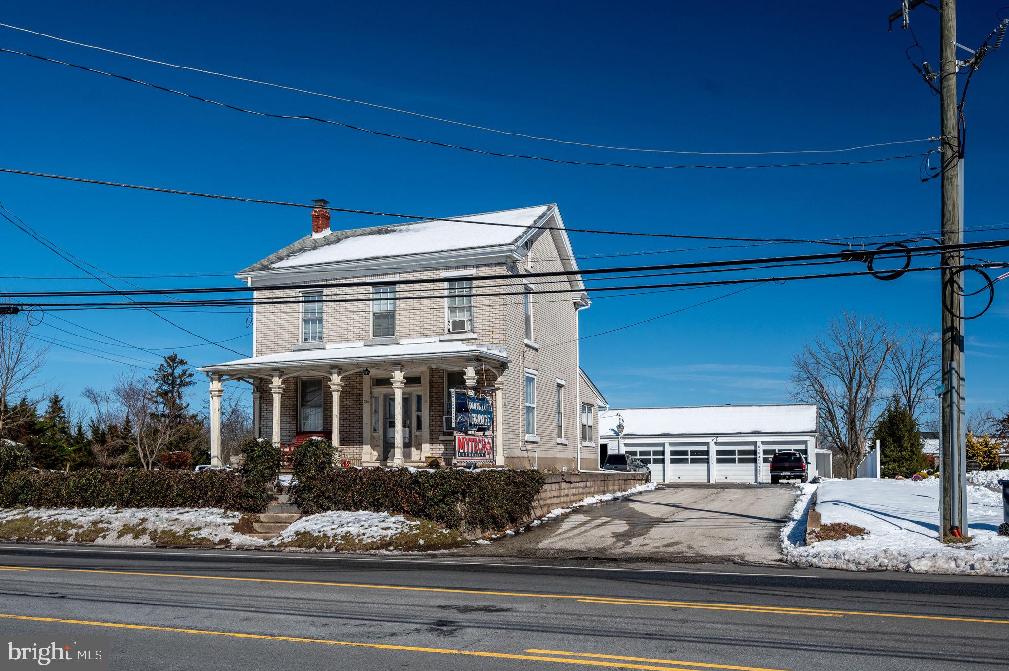 Welcome to a rare opportunity in Limerick Township! This property features a well-established automotive garage with over 75 years of history, alongside a charming circa 1850's
residential home currently rented out. Additionally, there's an extra pole barn for storage.
The automotive garage has been a cornerstone of the community for generations, offering spacious interiors (10,000+ sqft), 12 bays, and a loyal clientele. With its rich legacy and prime
location on the busy Ridge Pike, it presents an ideal investment for entrepreneurs or investors seeking a thriving business opportunity.
The accompanying residential home adds to the property's appeal, providing comfortable living space and an additional income stream. Plus, the extra pole barn offers ample storage
space, further enhancing the property's versatility.
Situated in Limerick Township with excellent frontage and visibility, this property is perfectly positioned for success. Whether you're looking to continue a legacy, generate rental
income, or utilize the storage space, don't miss out on this exceptional offering. Schedule your viewing today and unlock the potential of this remarkable property!