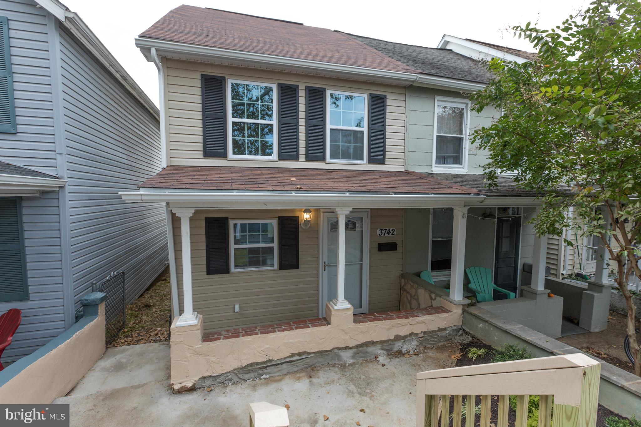 Completely renovated home from top to bottom on a great street in Hampden! This home boasts wood flrs., granite ctops, brand new appliances and 2 car parking!  Master suite on the top level with spectacular views of Hampden! You must see the high level of craftsmanship in this home!  Square footage is over 1200 sq. ft w/addition. Easy to show, in close vicinity to everything the city has to offer!