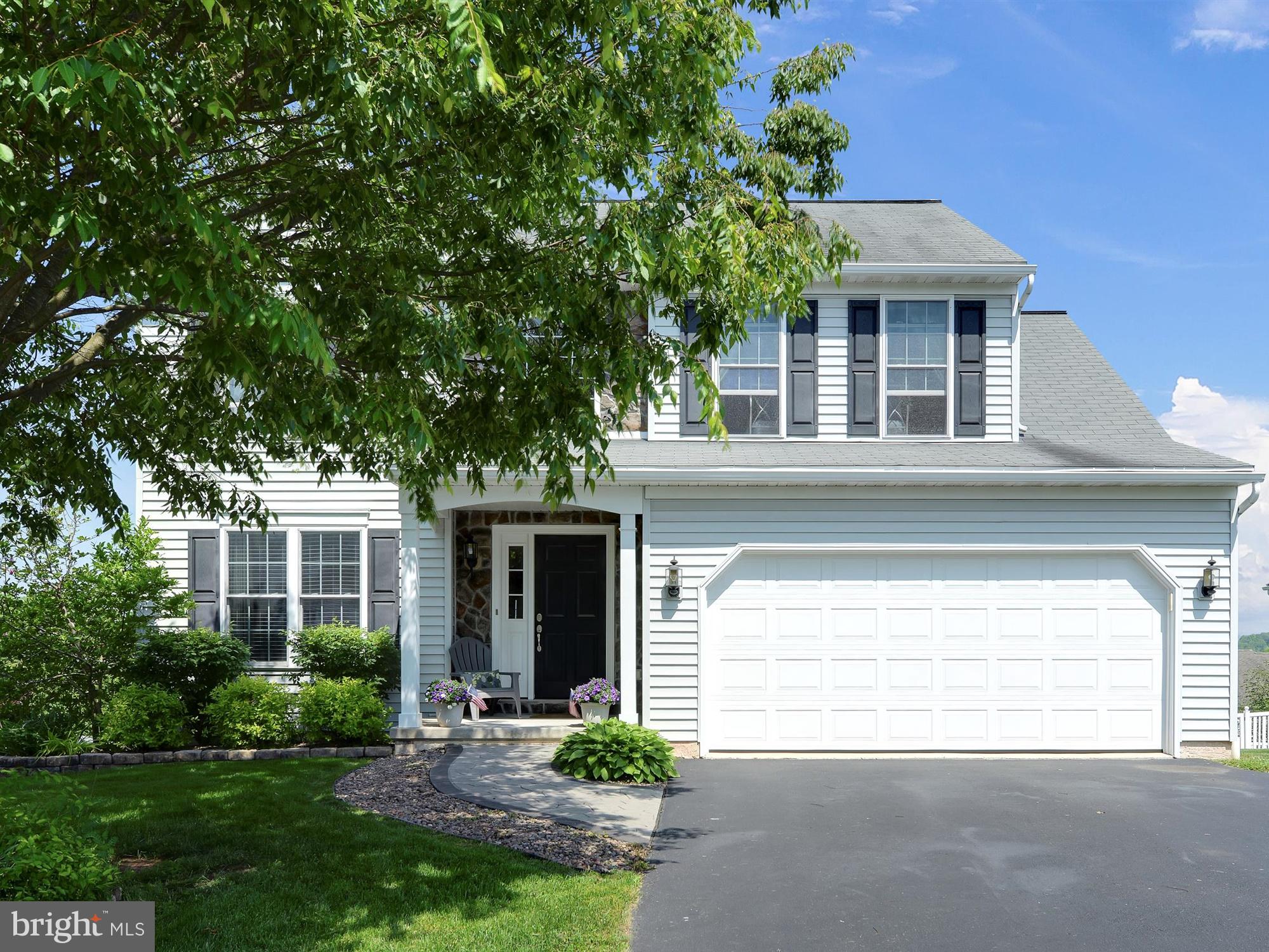 Beautiful home in the Rose Hill Community!  Conveniently located just off of Rt. 272 between Lancaster and Reading and just minutes from the PA Turnpike and Rt. 222!  Featuring vaulted ceilings, hardwood flooring in the foyer, den/office with tray ceiling, gorgeous open floor plan and first floor laundry room!  Kitchen features tile flooring, eat in center island and gas range!  Stunning morning room/dining room boasts several large windows offering an abundance of natural light, as well as a vaulted ceiling, and tile flooring!  Sliding glass doors off of the morning room open up to the very large timber Tec deck, perfect for entertaining!  Living room also features a vaulted ceiling, as well as recessed lighting and built in Boston Acoustic Speaker system!  3 bedrooms including beautiful Master Bedroom Suite with built in speaker system, Large Walk-In closet, and full bath with a soaking tub, separate walk in shower and a double bowl vanity! The large unfinished daylight basement with sliding glass doors leading out to the oversized patio already has the plumbing roughed in for a powder room, a built in humidifier,  and is just waiting for your finishing touches!  Call today to schedule your private tour!