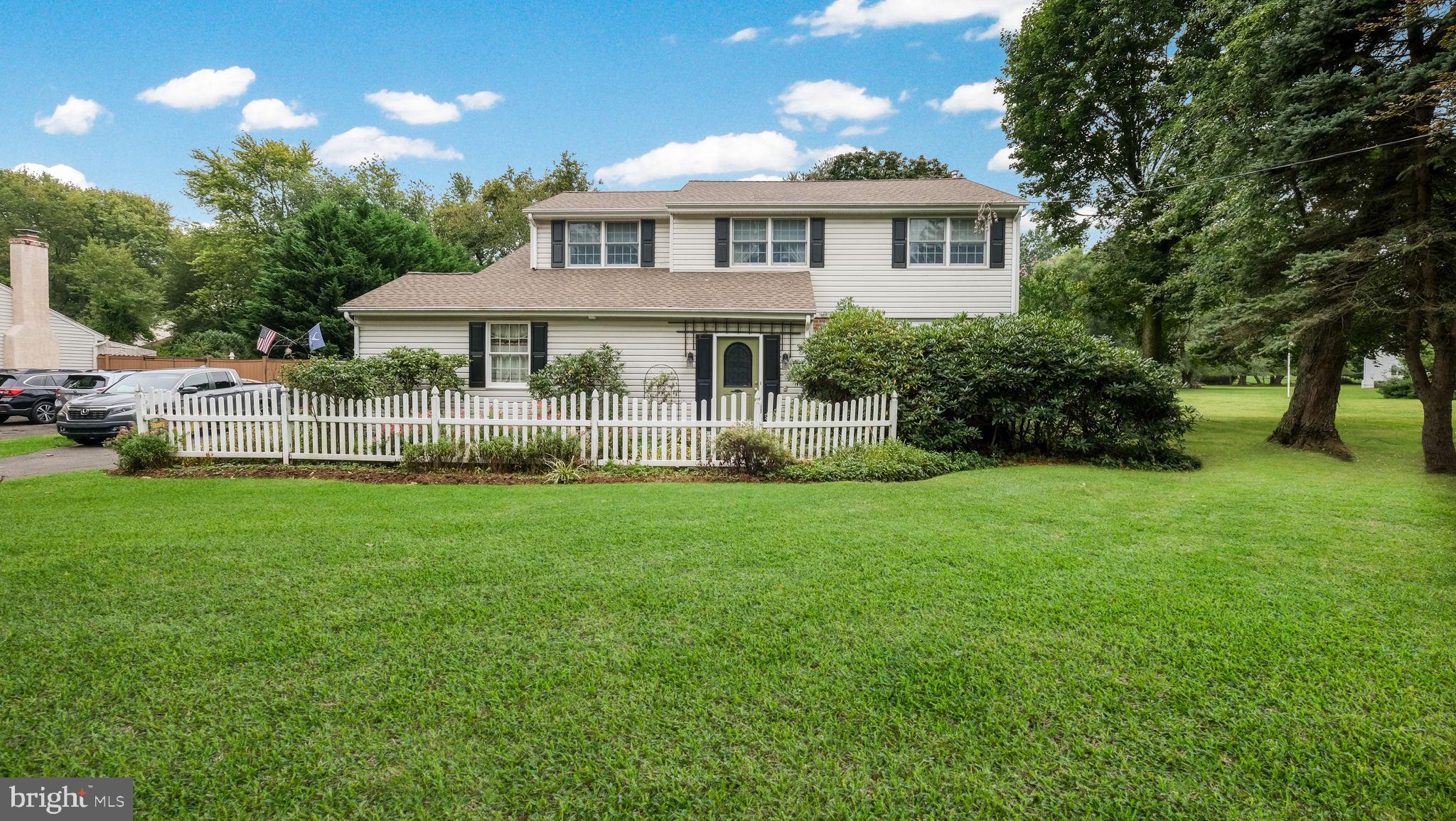 Showing start at Open House on Sunday May 31.
 Welcome to 144 Worthington Mill Drive, a classic Colonial located in the highly sought-after Council Rock School District.  This well-maintained home features four bedrooms, two-and-a-half bathrooms, a basement, and an attached garage. The classic "Country Kitchen" offers built-ins, updated cabinetry, and countertops, along with a dining area featuring double doors that provide access to the backyard.
The formal living room boasts new flooring and a built-in desk, while the family room, located just off the kitchen, features a charming brick wood-burning fireplace. The upper level includes a spacious primary bedroom with a walk-in closet, along with three additional bedrooms and a full hall bath.  Step outside to enjoy the fully fenced backyard, beautifully landscaped with extensive gardens and mature plantings. The outdoor space is complete with a gardening shed and a wonderful covered patio perfect for relaxing or entertaining. Conveniently located just minutes from shopping, parks, and all major commuter routes, this home offers both comfort and convenience.