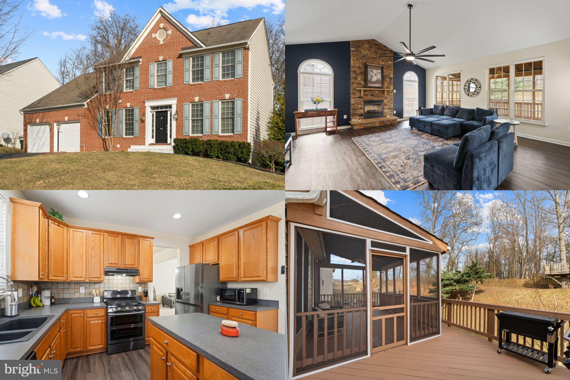 Elegant and Spacious Home in Culpeper! Welcome to this stunning residence, boasting a grand two-story foyer and sophisticated formal living and dining rooms. A dedicated office space enhances work-from-home convenience. The large kitchen is a chef’s delight, featuring a center island, gas range, and a cozy breakfast room. Relax in the beautiful family room with its stone surround fireplace and vaulted ceiling, or enjoy outdoor living on the large deck with a screened-in porch. The primary suite is a luxurious retreat with soaring ceilings and an ensuite bathroom equipped with a dual vanity, soaking tub, and separate shower. The full, walkout basement includes a full bathroom and ample storage space, opening to a lush, fully fenced backyard. Situated off of 522, this home offers easy access to the natural beauty of Shenandoah. Main Street Culpeper, with its charming shops and dining options, is less than a 5-minute drive away. Conveniently located near Routes 29, 15, and 3, with Fredericksburg, Lake Anna, Charlottesville, and Warrenton all within comfortable driving distances. This home has an assumable FHA loan.
** Accepting Back up Offers**