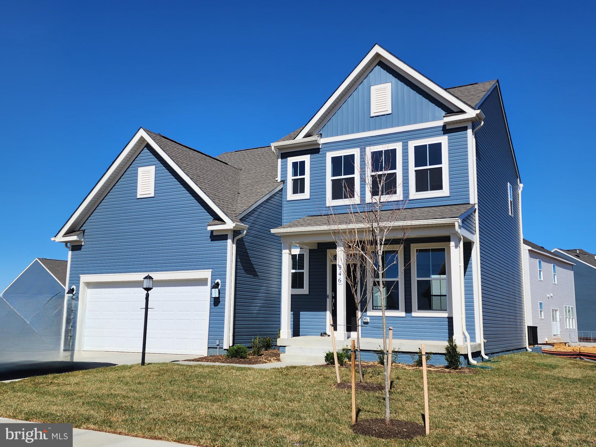 For rent brand new home, in Norborne Glebe. Home is 4 bedroom 3 1/2 bath, finished basement. Rent is $2450 per month, security deposit $2450 , application fee is $55 per adult.  Tenant pays all utilities. Tenant must have renters insurance. NO PETS.