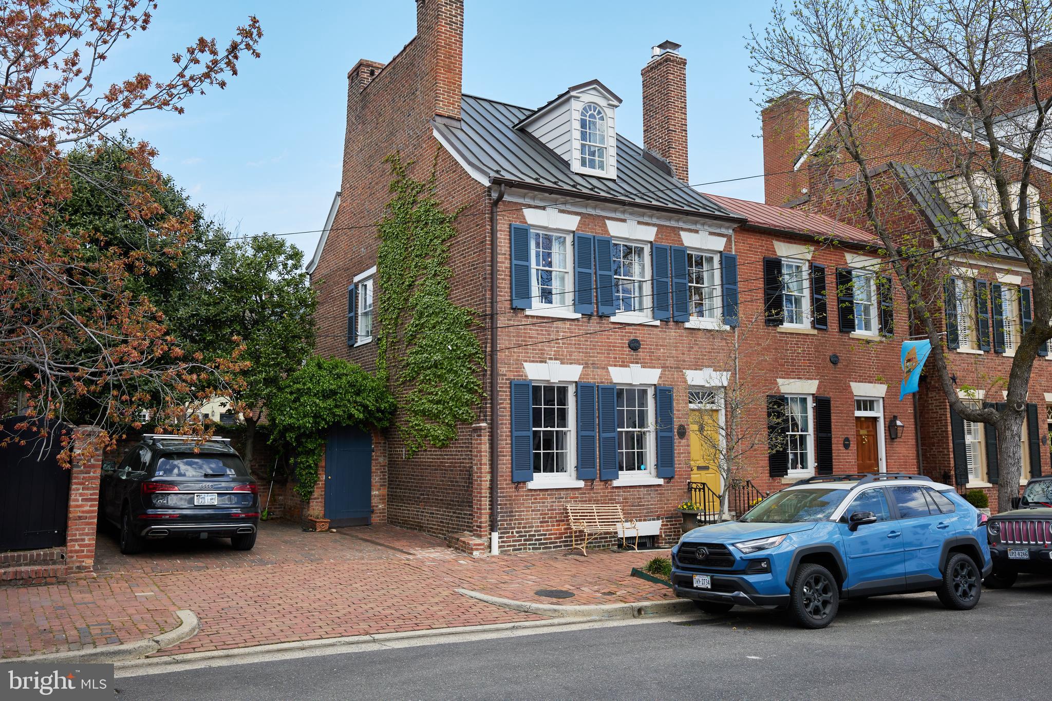 Renovated in 2021 by the current owners, this elegant Federal style, semi detached home is the perfect blend of historic charm (circa 1795) and modern living amenities in a prime Old Town location.<br>
The main level features double parlors, serving as living and dining rooms, an elegant new kitchen two original staircases, a cozy den/family room, laundry and powder room.<br>
The second level boasts an incredible primary suite with walk in closet and a stunning new bathroom, a second large bedroom, large hall bath and sitting room/office which could serve as a fourth bedroom.<br>
The third level features a private bedroom suite complete with a large renovated bathroom.<br>
The property features an exceptionally large garden and patio on the west side of the home and two off street parking spaces with EV charger.<br>
<p>
Renovation highlights are as follows.<br>
<p>
Architect, Patrick Camus<br>
Contractor, Navarro Construction<br>
<p>
Kitchen<br>
New Kitchen using DeVol Kitchens taps, soapstone counter tops, and handmade tile from California.
Miele appliances<br>
<p>
Custom built laundry area at the back of the house on the ground floor with ample storage for cleaning supplies, table linens and more. Miele washing machine and Miele dryer.<br>
<p>
New Half bathroom on main level<br>
DeVol brass taps, new Icera toilet<br>
<p>
New bathroom tile, shower tile and hardware in the hall bathroom on 2nd floor<br>
Perrin & Rowe shower and bath hardware<br>
<p>
New primary bathroom and new walk-in closet<br>
Lefroy Brooks Exposed thermostatic shower system<br>
Lefroy Brooks taps<br>
Handmade tile in a herringbone design<br>
New Icera toilet<br>
120 feet of closet<br>
<p>
New bathroom on third<br>
New Strom Living exposed thermostatic shower system<br>
New Strom Living sink taps and calacatta marble vanity<br>
New hexagonal bone glass floor tile<br>
New wall hung toilet<br>
Free standing bath<br>
<p>
New AC system (2021) - two zones, one on the roof of the back extended portion of the house, and one in the attic in the 3rd floor bathroom.<br>
New heat pump installed (2021)<br>
New hot water heater installed (2023)<br>
<p>
Coat closet created off the TV Den / Office with storage<br>
<p>
House electrics were brought up to code, a new fuse box added.<br>
Floor joists at the back of the house were repaired and fixed.<br>
Ceiling joists were secured, repaired and added to in the new kitchen.<br>
Insulation was added to the roof and to the walls in the new kitchen.<br>
<p>
The garden patio was doubled in size, grass and plants added, including trees for privacy - holly's and a magnolia. An arbor with ivy and honeysuckle also added for privacy.<br>
<p>
Incredible location just steps to everything Old Town has to offer.