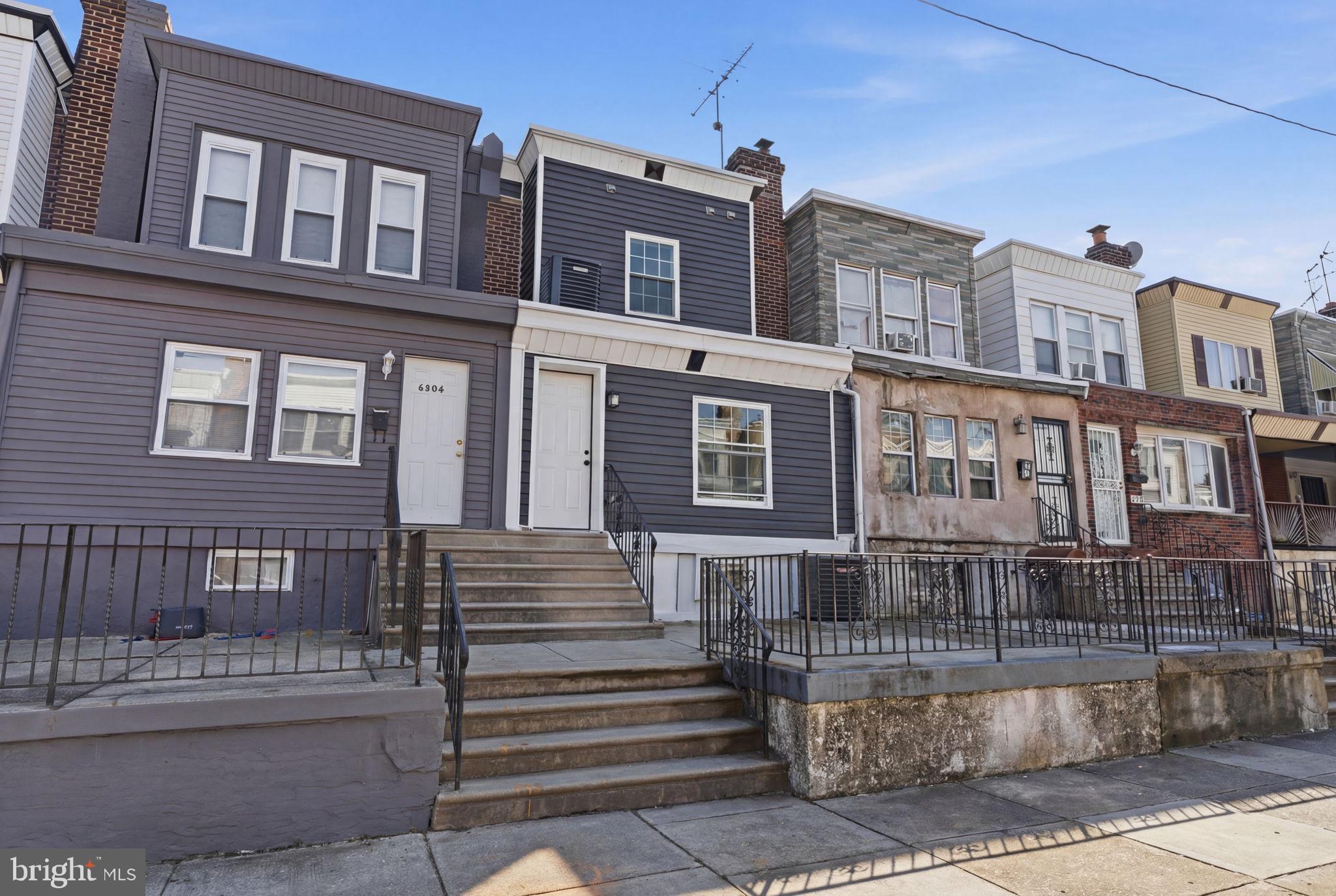 Welcome to 6508 Wheeler Street – a fully renovated 5-bedroom, 3-bathroom home located in the heart of Southwest Philadelphia.
*****
This home offers a flexible multi-level layout ideal for extended living. The main level features 2 bedrooms, 1 full bathroom, and a beautifully updated kitchen with gray shaker cabinetry, quartz countertops, stainless steel appliances, and modern finishes throughout.
*****
The second level includes 2 additional bedrooms, 1 full bathroom, and a versatile living area with a kitchenette, providing additional flexibility for a variety of living arrangements.
*****
The finished basement offers approximately 480 sq ft of additional living space, including a full bathroom, separate exterior entrance, and a bonus room with a window – perfect for a home office, guest space, or extended living.
*****
Major upgrades completed in 2025 include new HVAC with central air, updated electrical and plumbing systems, new siding, new windows, and new flooring throughout.
*****
Conveniently located near public transportation, shopping, and major roadways.
Schedule your showing today.