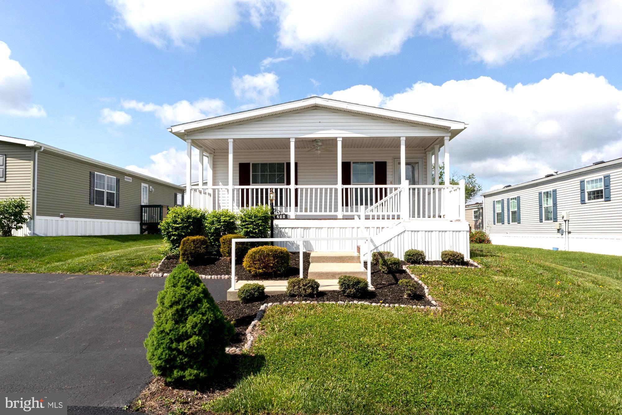 Rare Never-Listed 2017 Home in Neshaminy Falls 55+ Community – Move-In Ready & Priced to Sell Tomorrow!
Discover your dream home in the highly sought-after Neshaminy Falls 55+ Active Adult Community—never before listed and now offered with a recent price improvement, making this one of the most affordable and convenient lifestyle options in the area. This home is positioned to sell quickly and offers a rare opportunity to secure a beautifully maintained property in one of North Wales’ most desirable 55+ communities.
This immaculate 2-bedroom, 2-bath home was built in 2017 and feels like new. Step inside to an open-concept layout filled with natural light, featuring a spacious living room, an eat-in kitchen with modern finishes, and central air and heat for year-round comfort. A newer 2024 water heater provides added peace of mind, while all-electric utilities help keep living simple and efficient.
Relax on the large covered front porch, perfect for morning coffee or evening conversations, and enjoy the added convenience of a storage shed for your extra belongings. The lot also offers space for a wheelchair ramp, making aging-in-place both comfortable and accessible.
Residents of Neshaminy Falls enjoy an active, vibrant lifestyle with low lot rent that includes water, sewer, trash, snow removal and land taxes. Community amenities include a brand-new clubhouse, outdoor heated pool, fitness center, organized social events, and complimentary community bus service—all just steps from your front door.
Opportunities like this do not come along often. Schedule your private showing today before it’s gone!