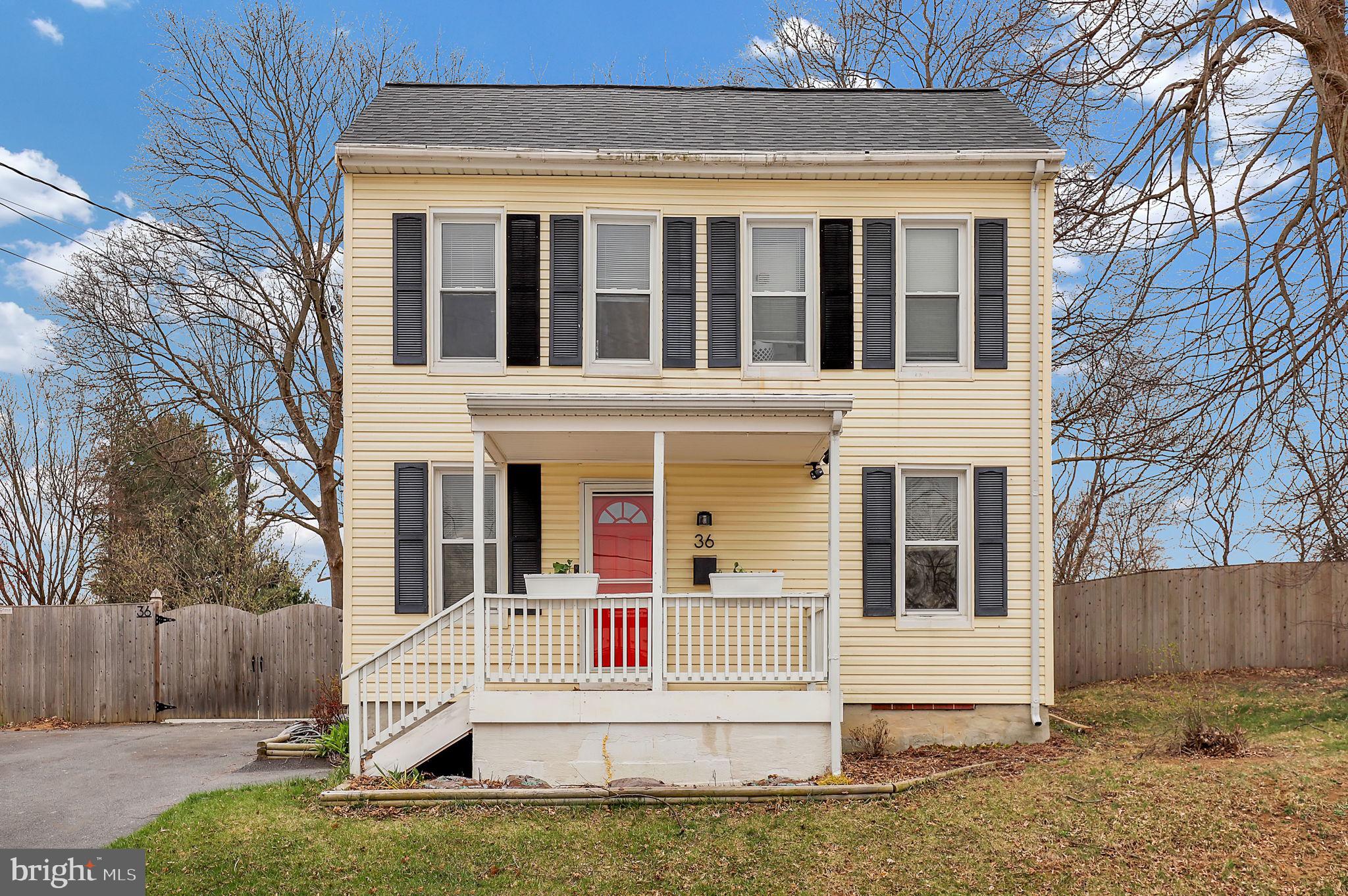 Come see this renovated 3 bedroom, 2 full bathroom Colonial right in heart of Westminster.  The first floor has been fully redone, freshly painted, & LVP flooring added.  The kitchen is complete with stainless steel appliances, tiled backsplash, granite countertops, & freshly painted too.  The main level also has the primary bedroom.  Upstairs there are 2 more bedrooms and again, everything has been redone, LVP flooring added and freshly painted.  Both full bathrooms have just been renovated too!  Outside you'll find a brand new 6' privacy fence, added a asphalt driveway for 4 cars, extensive landscaping that includes a rose garden, front garden, vegetable garden, added bushes and thee is even a built-in fish pond.  There is also a 12 X 12 shed for all of your outside tools.  The seller also poured a new concrete floor in the basement!  Washer/Dryer 2025!  All of this and the location can not be beat!  Very walkable to shops and restaturants!  Being sold "As-Is".  Check out the virtual tour!